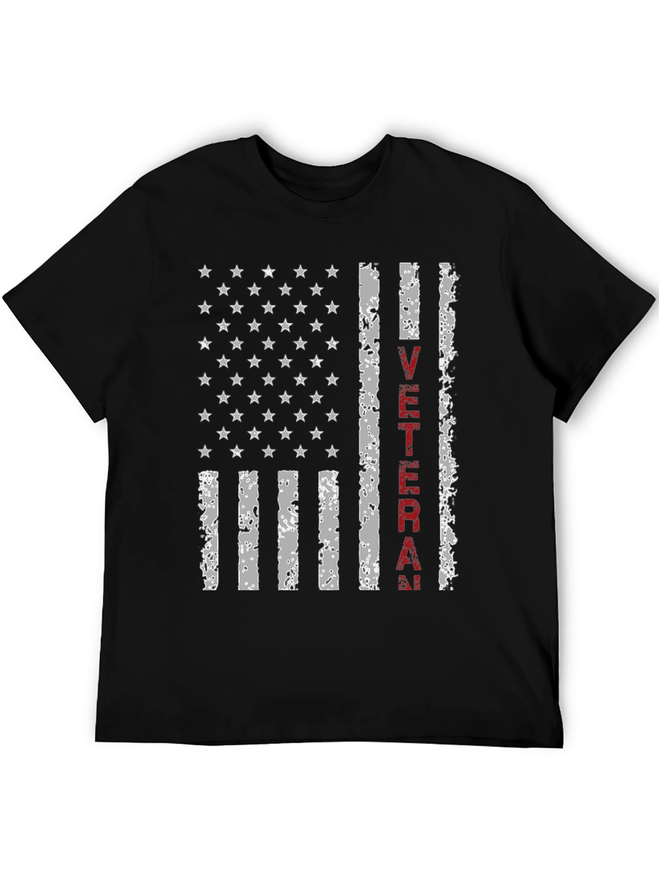 Veteran American Flag Graphic T-Shirt