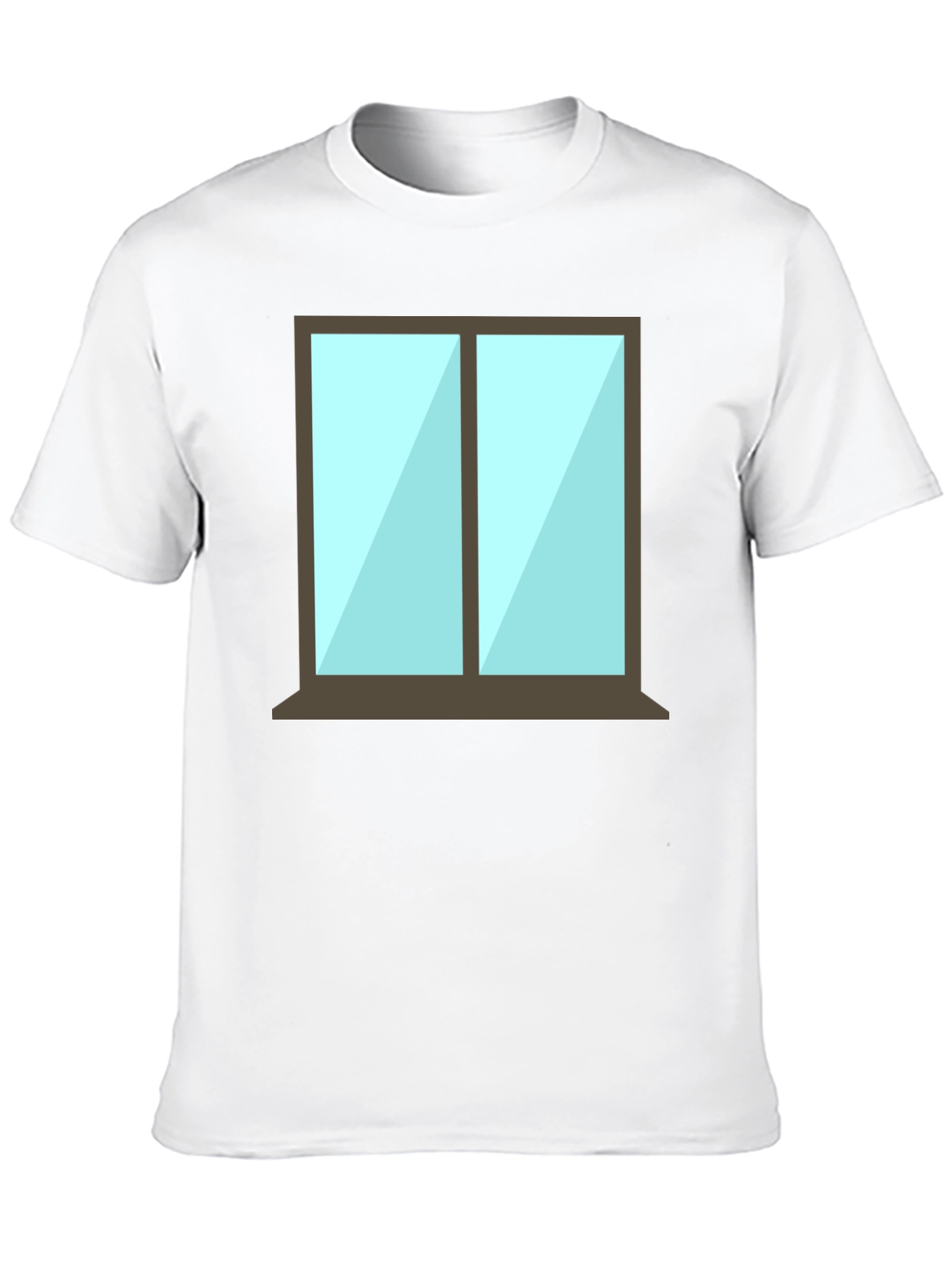 Window Graphic Tee - Minimalist Design