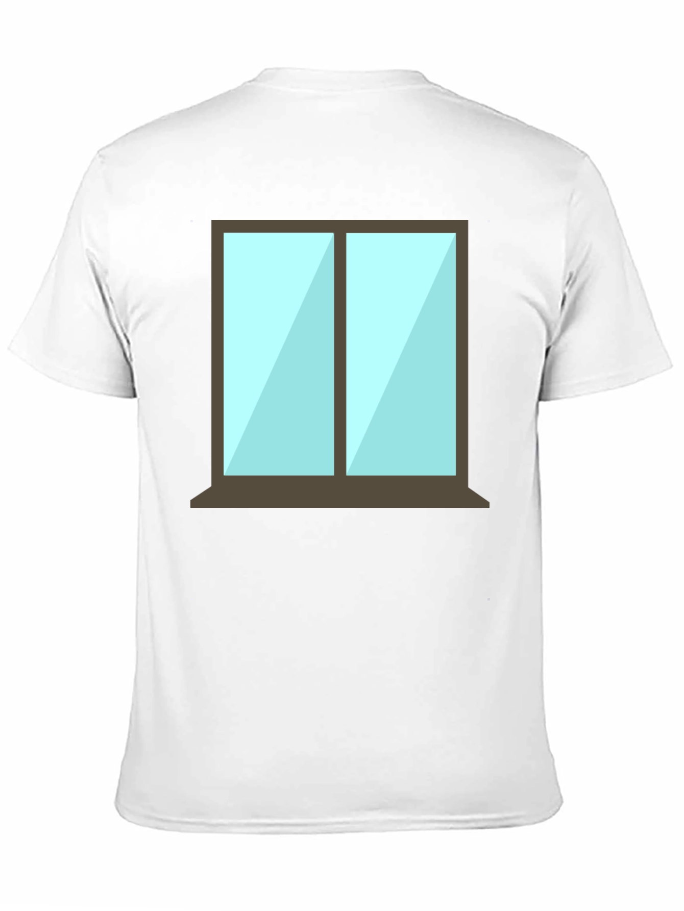 Window Graphic Tee - Minimalist Design