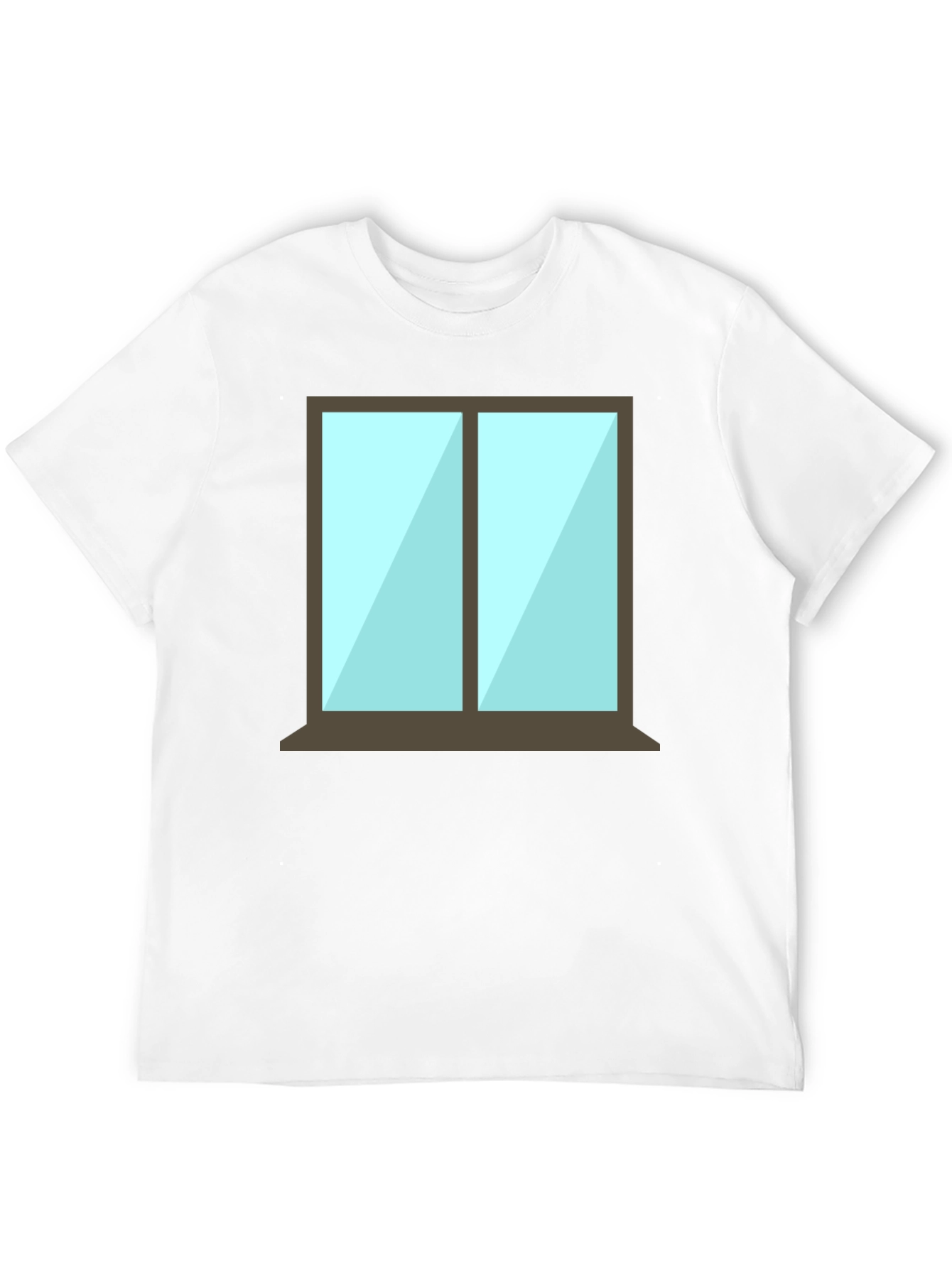 Window Graphic Tee - Minimalist Design