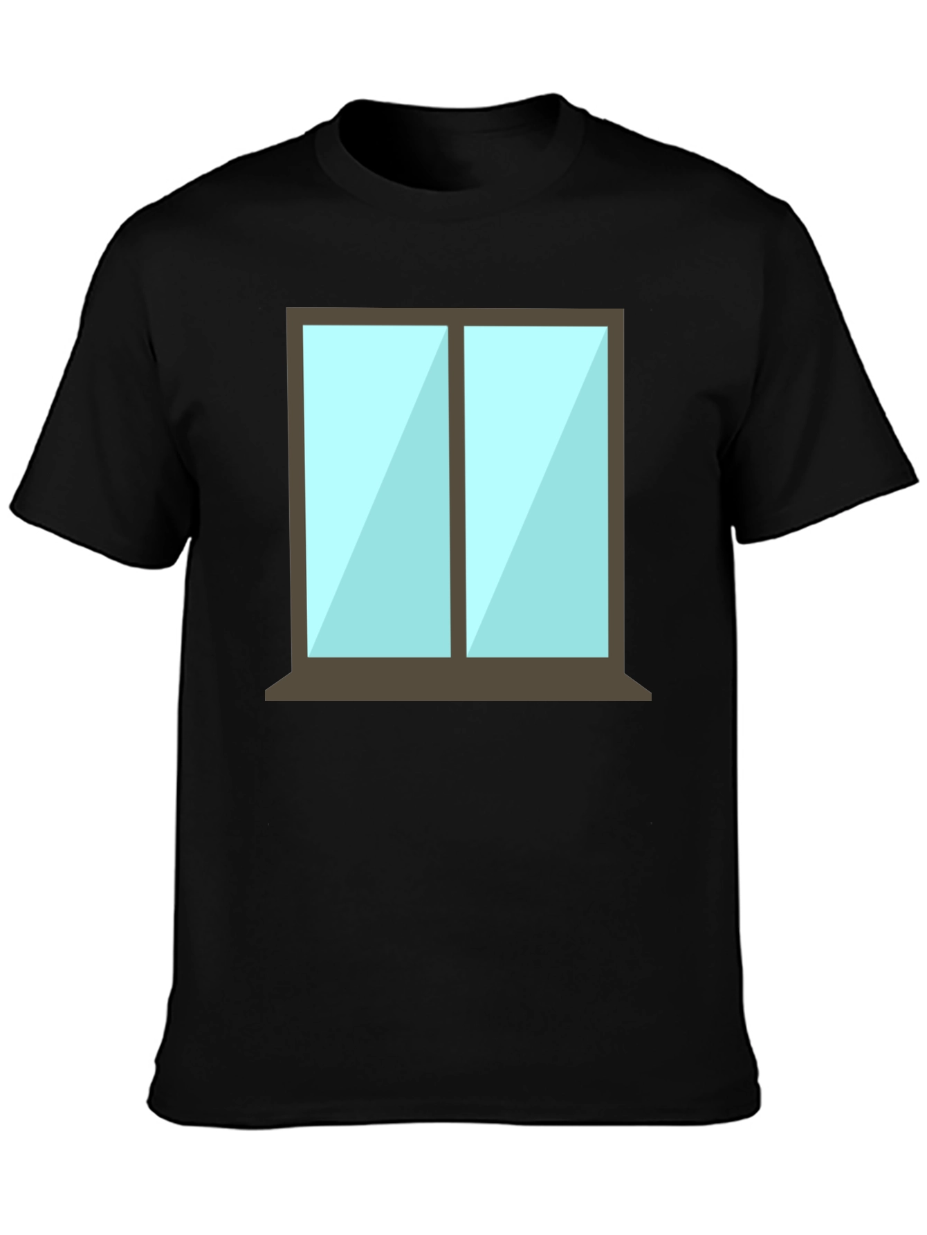 Window Graphic Tee - Minimalist Design