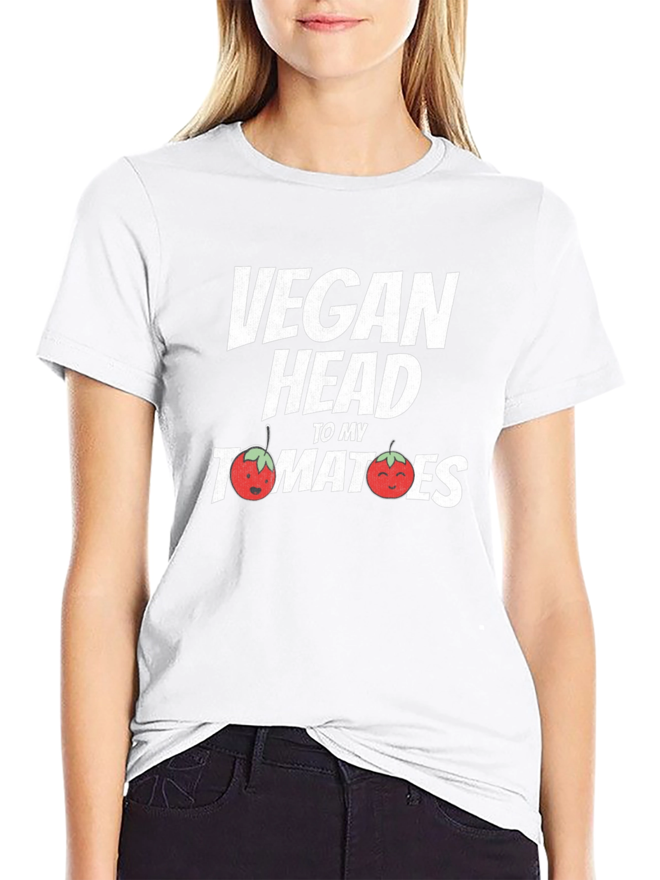 Vegan Head Tomatoes Graphic Tee