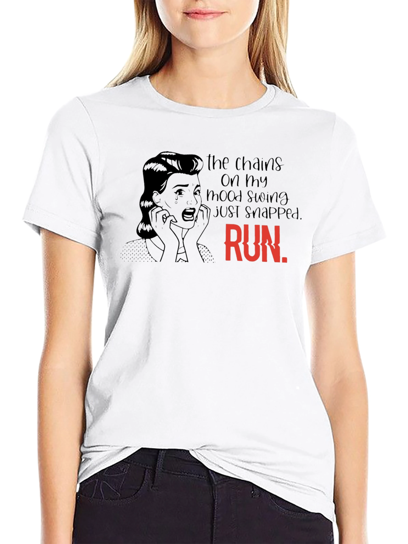 Mood Swing Chains Snapped T-Shirt - RUN!