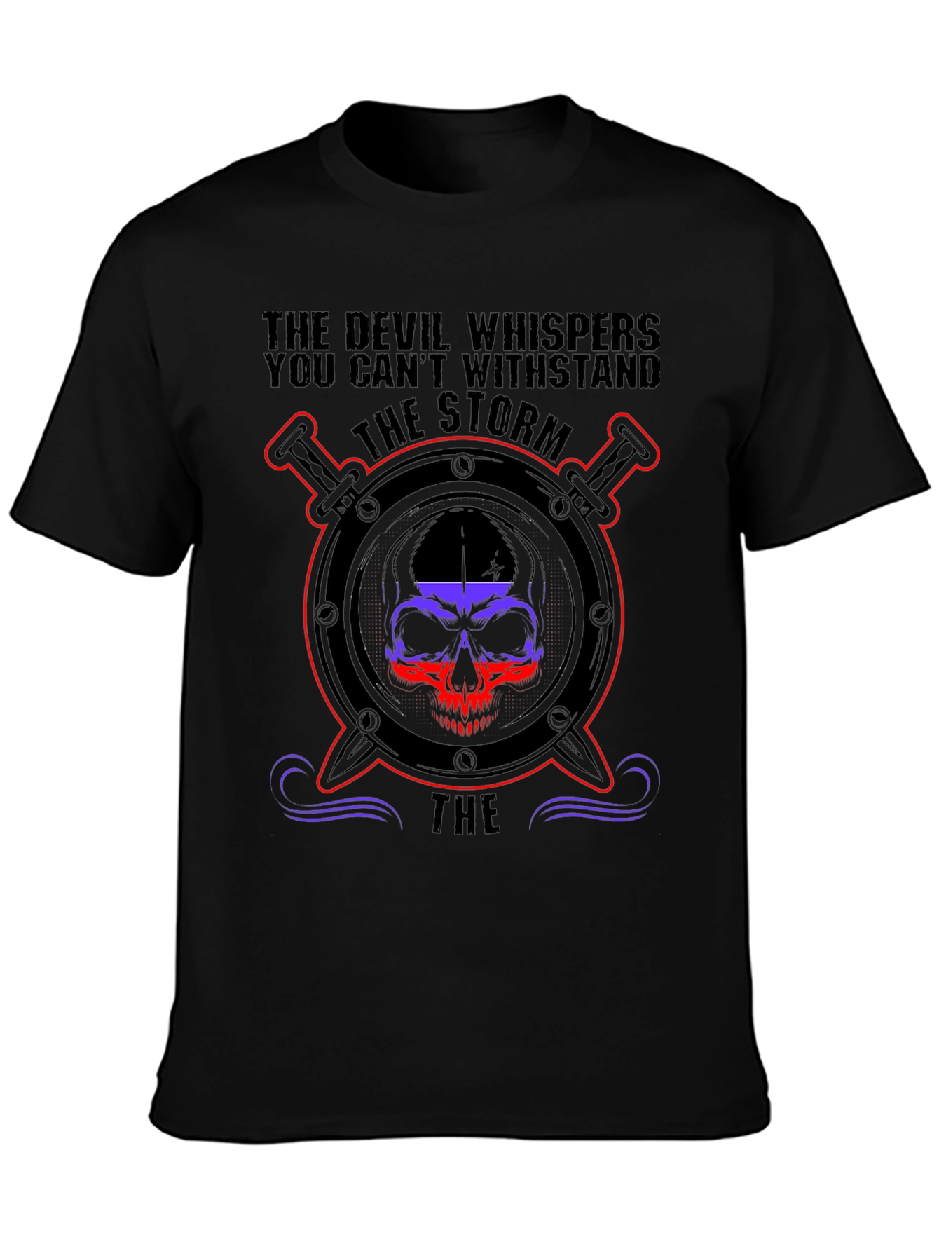 The Storm Skull Graphic T-Shirt