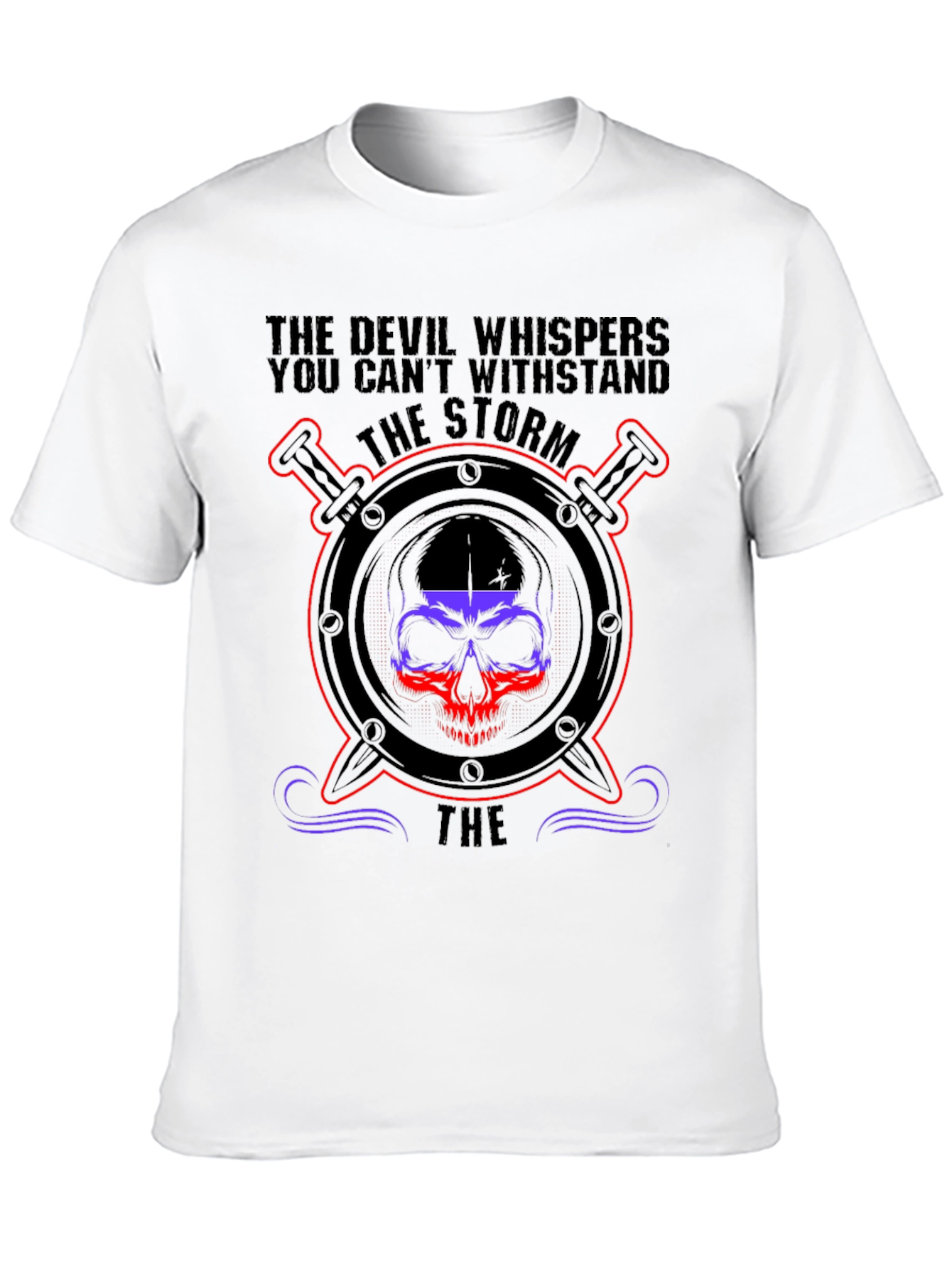 The Storm Skull Graphic T-Shirt