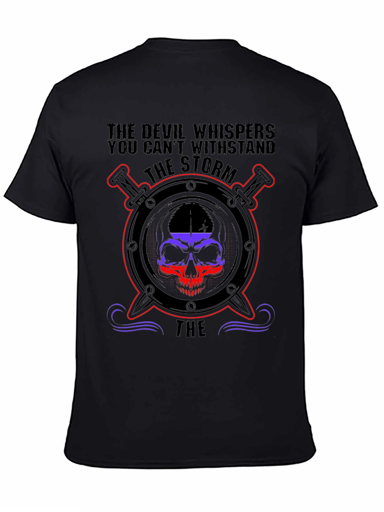 The Storm Skull Graphic T-Shirt