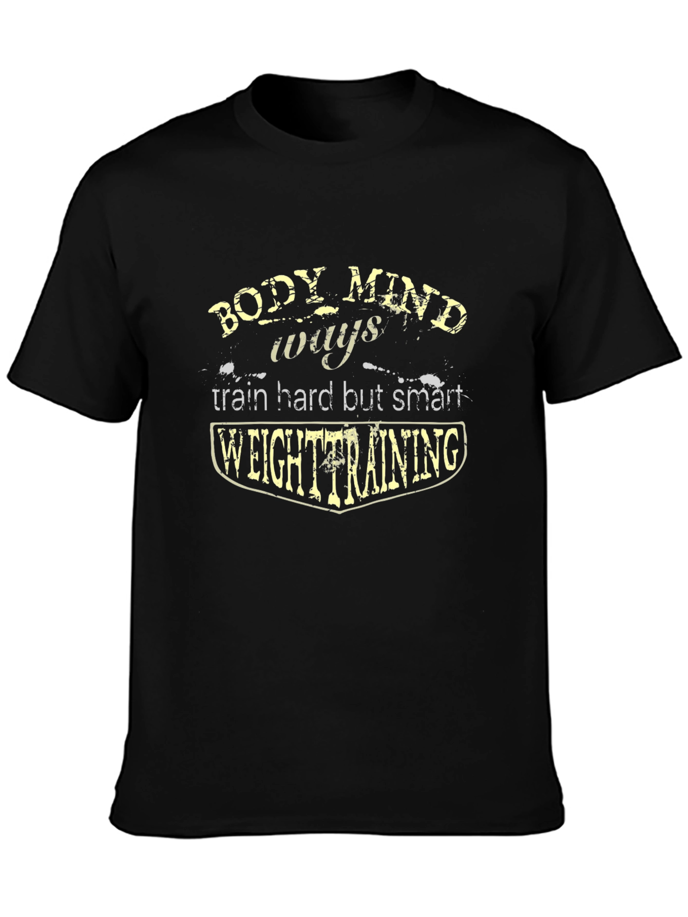 Body Mind Weight Training Graphic Tee