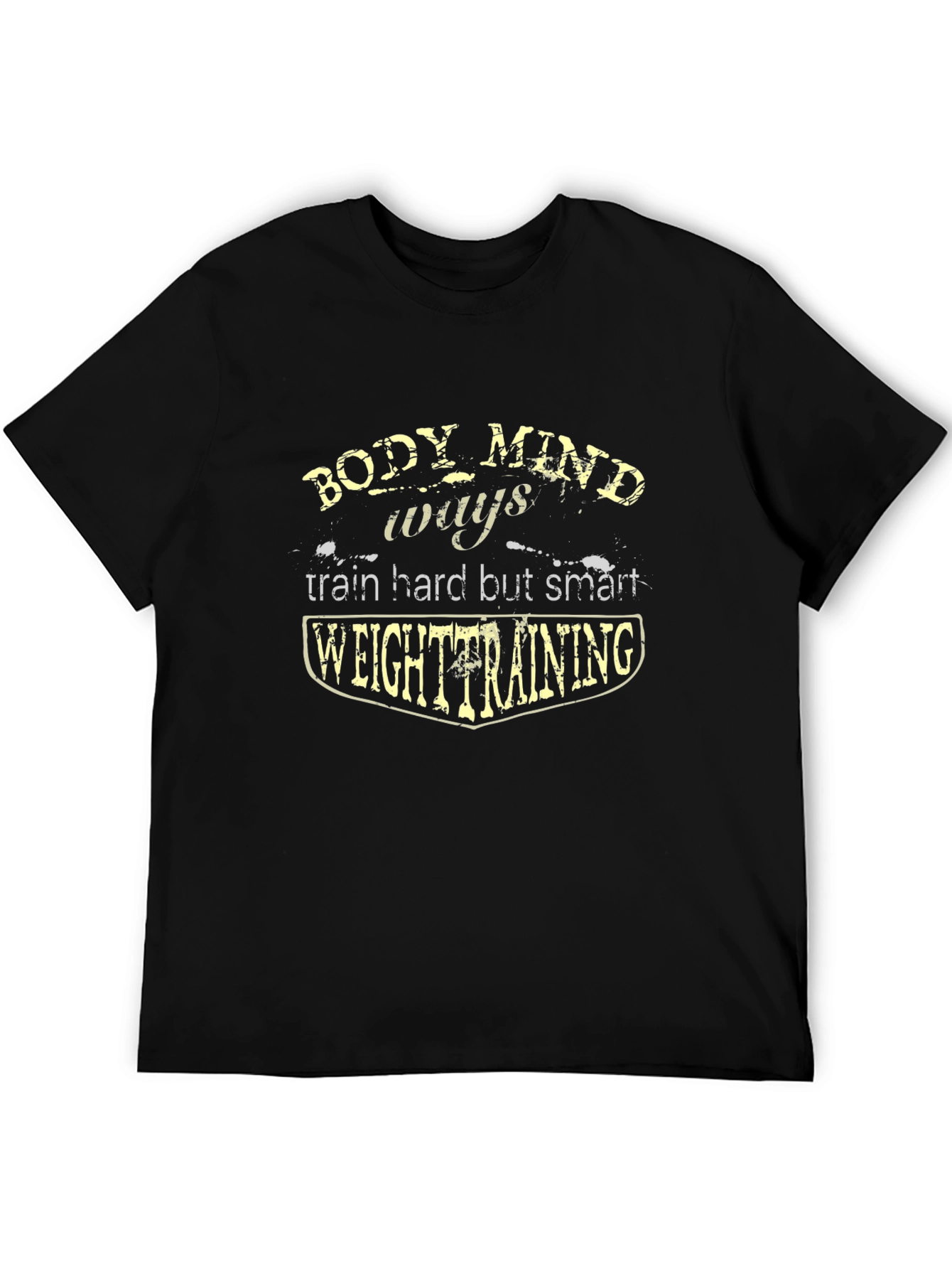 Body Mind Weight Training Graphic Tee
