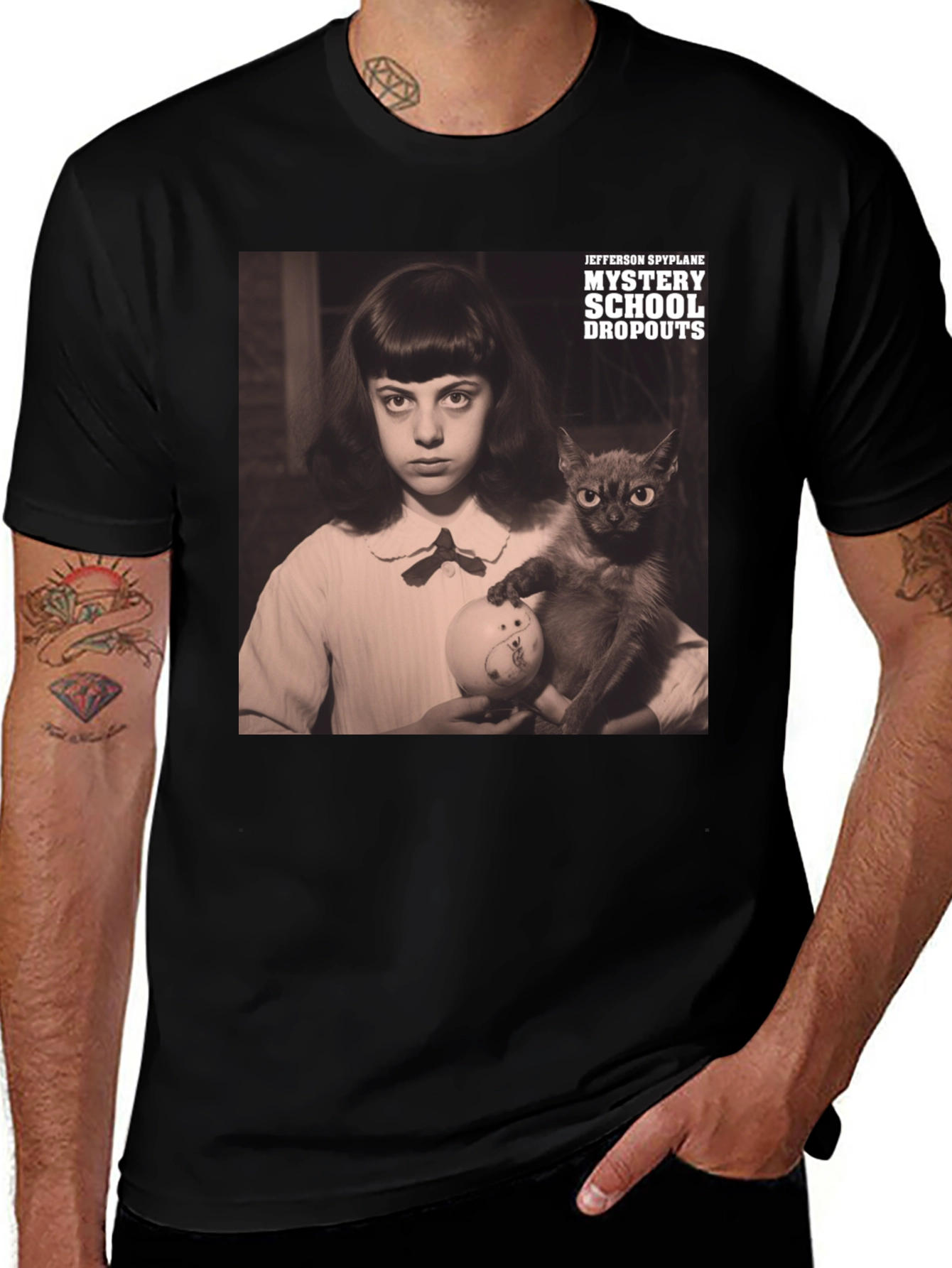 Mystery School Dropouts T-Shirt: Jefferson Airplane Tribute