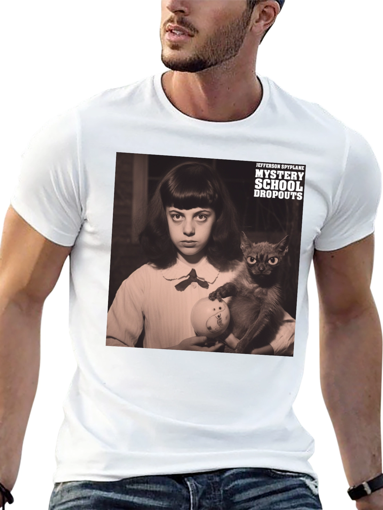 Mystery School Dropouts T-Shirt: Jefferson Airplane Tribute