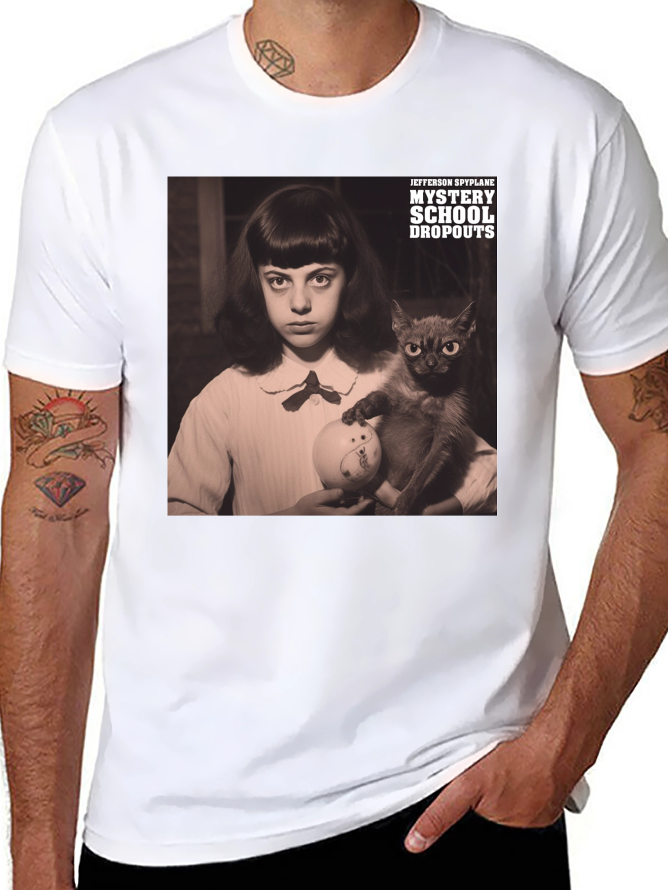 Mystery School Dropouts T-Shirt: Jefferson Airplane Tribute