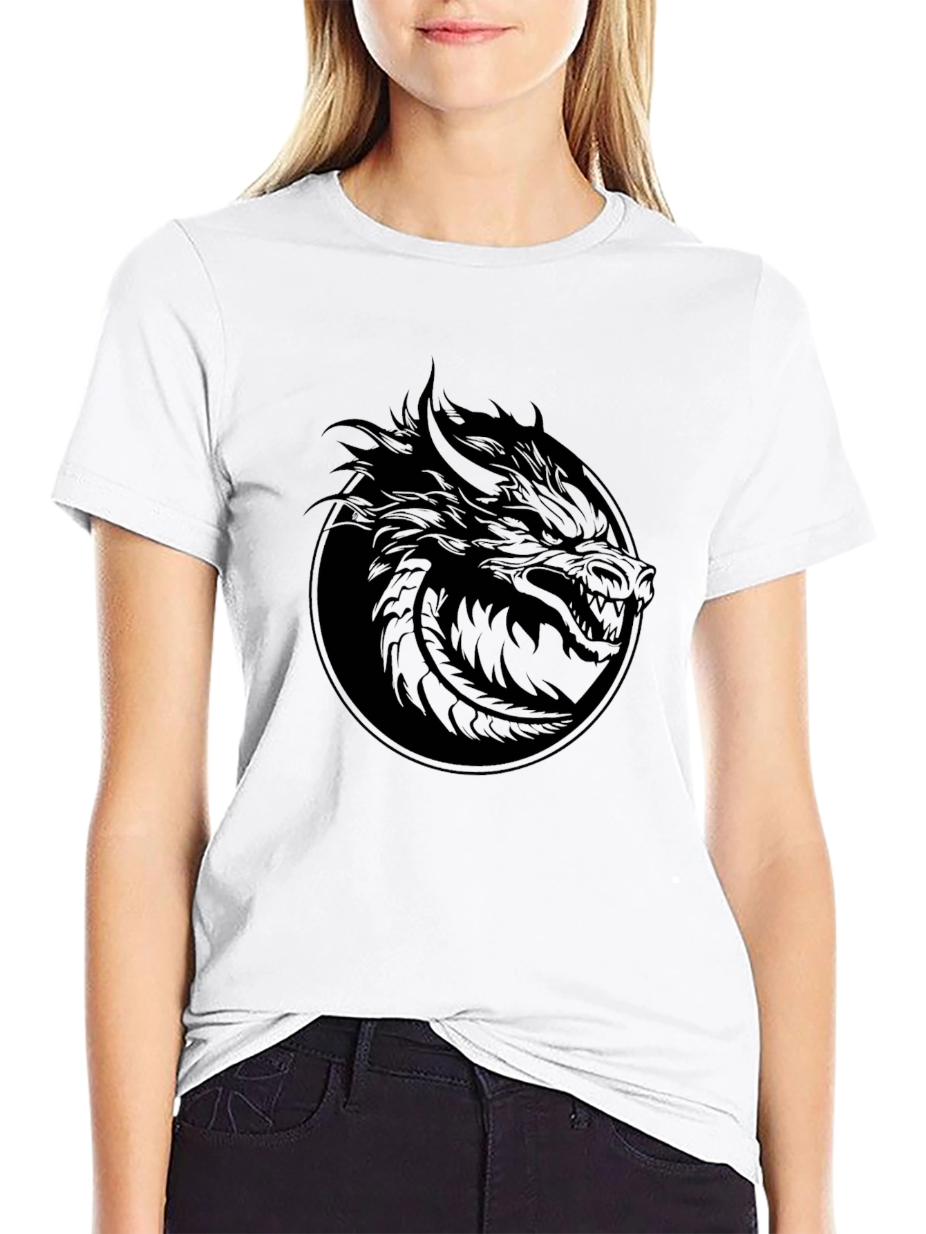 Black Dragon Graphic Tee - Mens