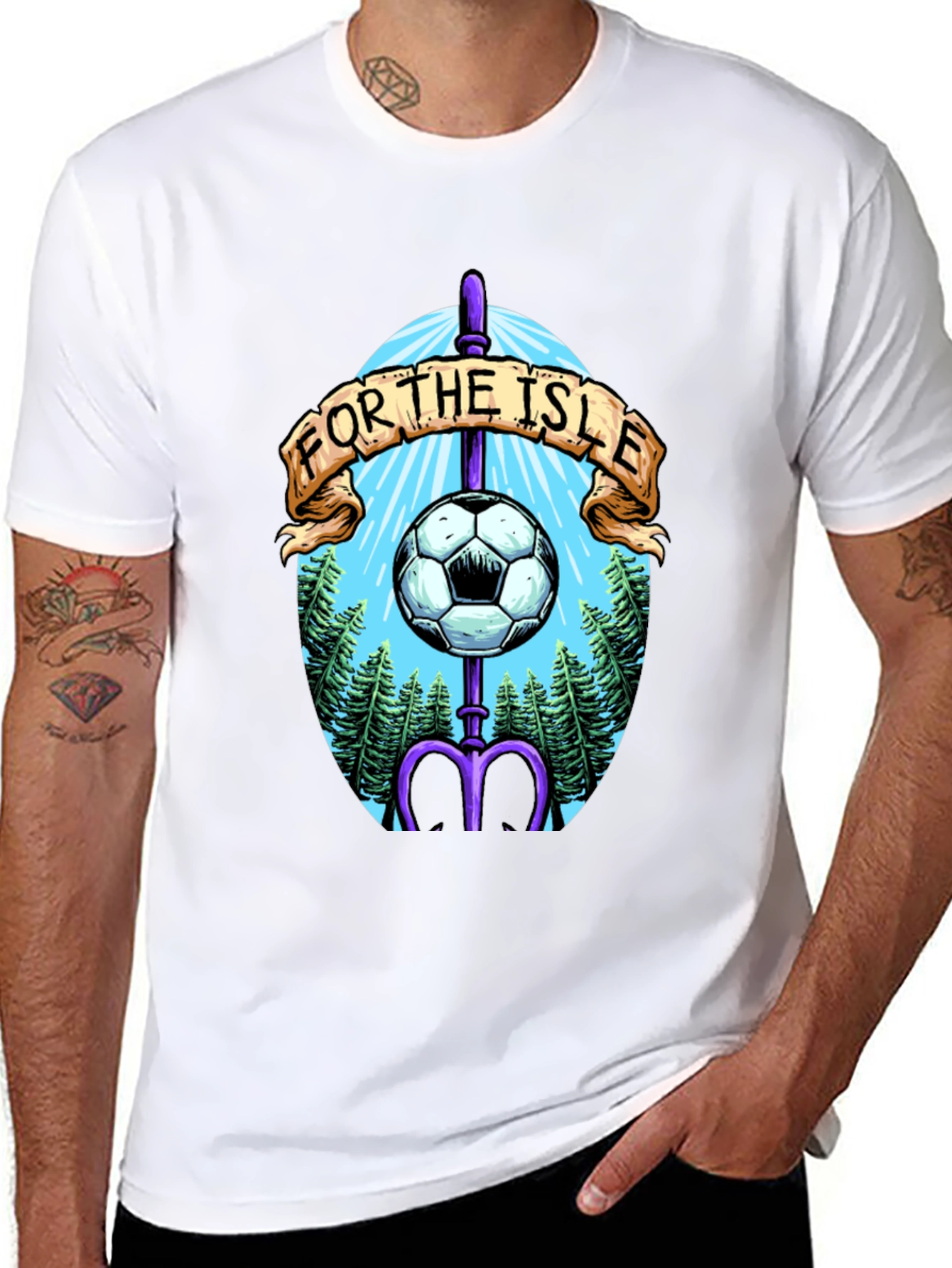 For The Isle Soccer T-Shirt - Black