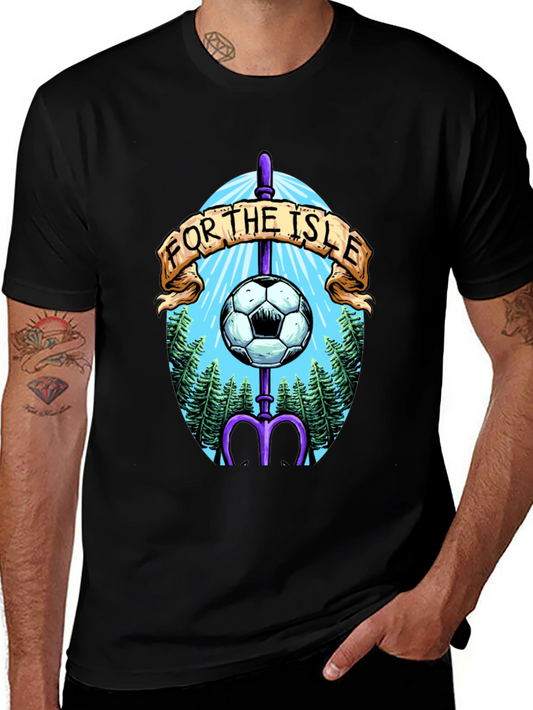 For The Isle Soccer T-Shirt - Black