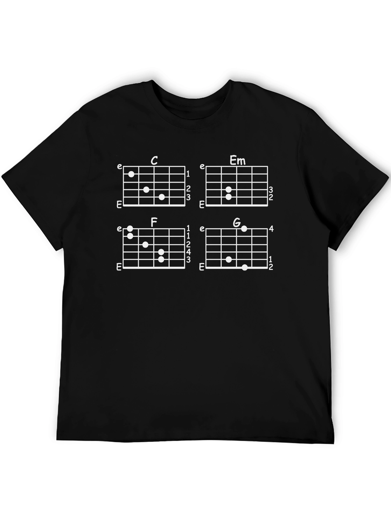 Ukulele Chord Diagram T-Shirt