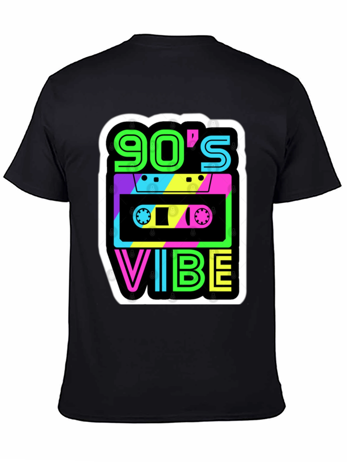 90s Vibe T-Shirt - Retro Cassette Graphic Tee