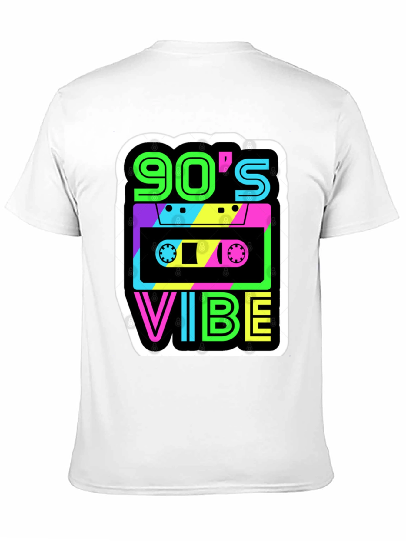 90s Vibe T-Shirt - Retro Cassette Graphic Tee