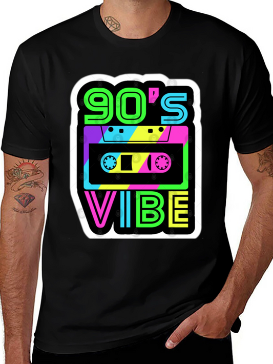 90s Vibe T-Shirt - Retro Cassette Graphic Tee