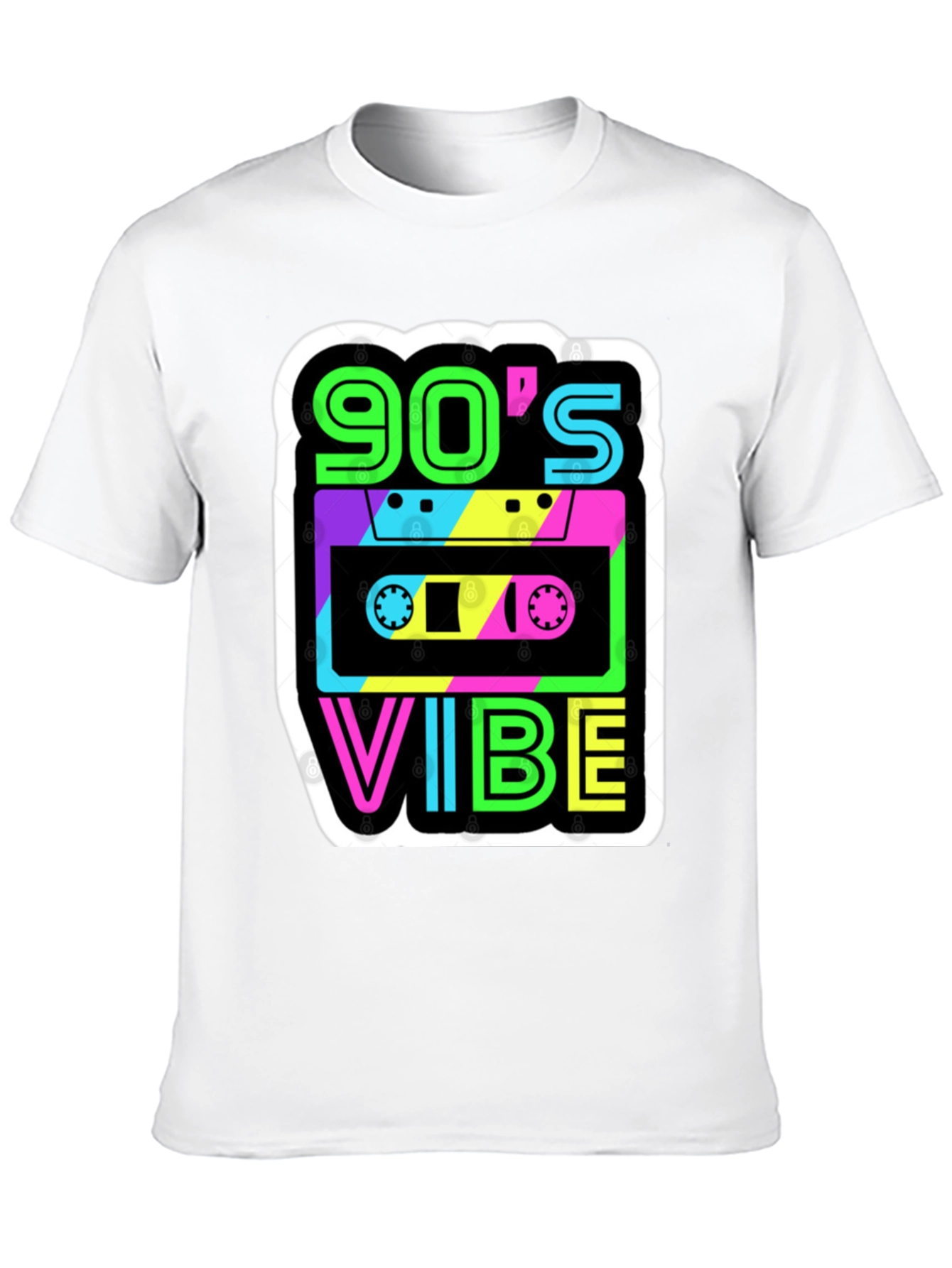 90s Vibe T-Shirt - Retro Cassette Graphic Tee