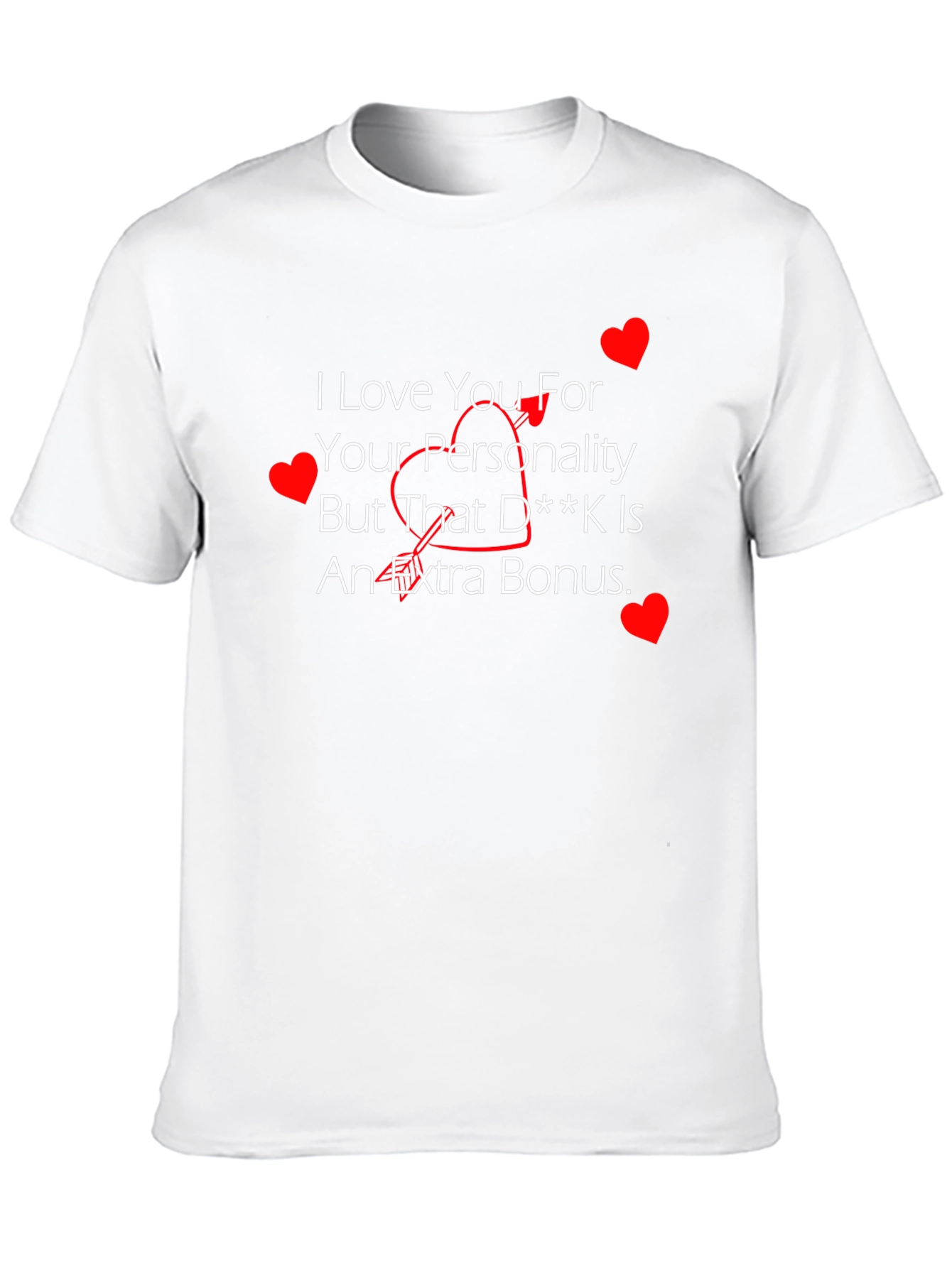 Humorous Love Bonus T-Shirt - Mens Black Tee