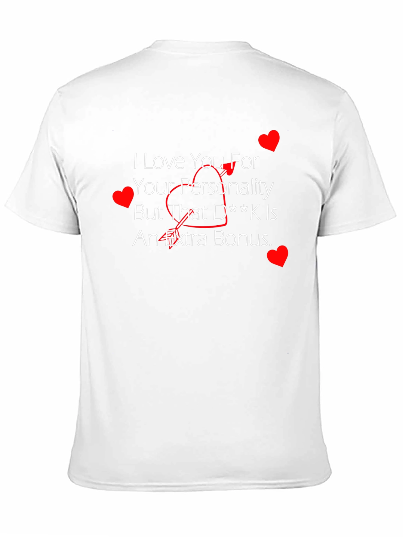 Humorous Love Bonus T-Shirt - Mens Black Tee