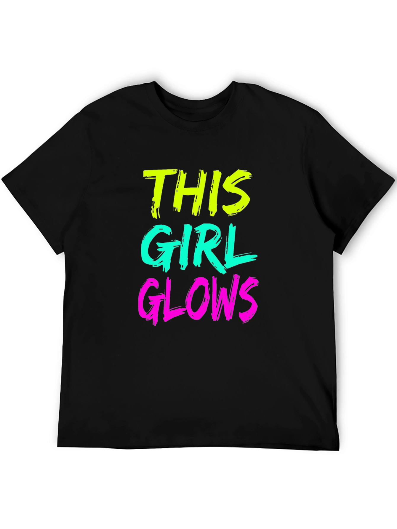 This Girl Glows Black T-Shirt