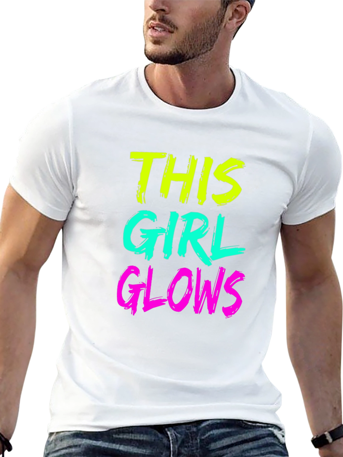 This Girl Glows Black T-Shirt