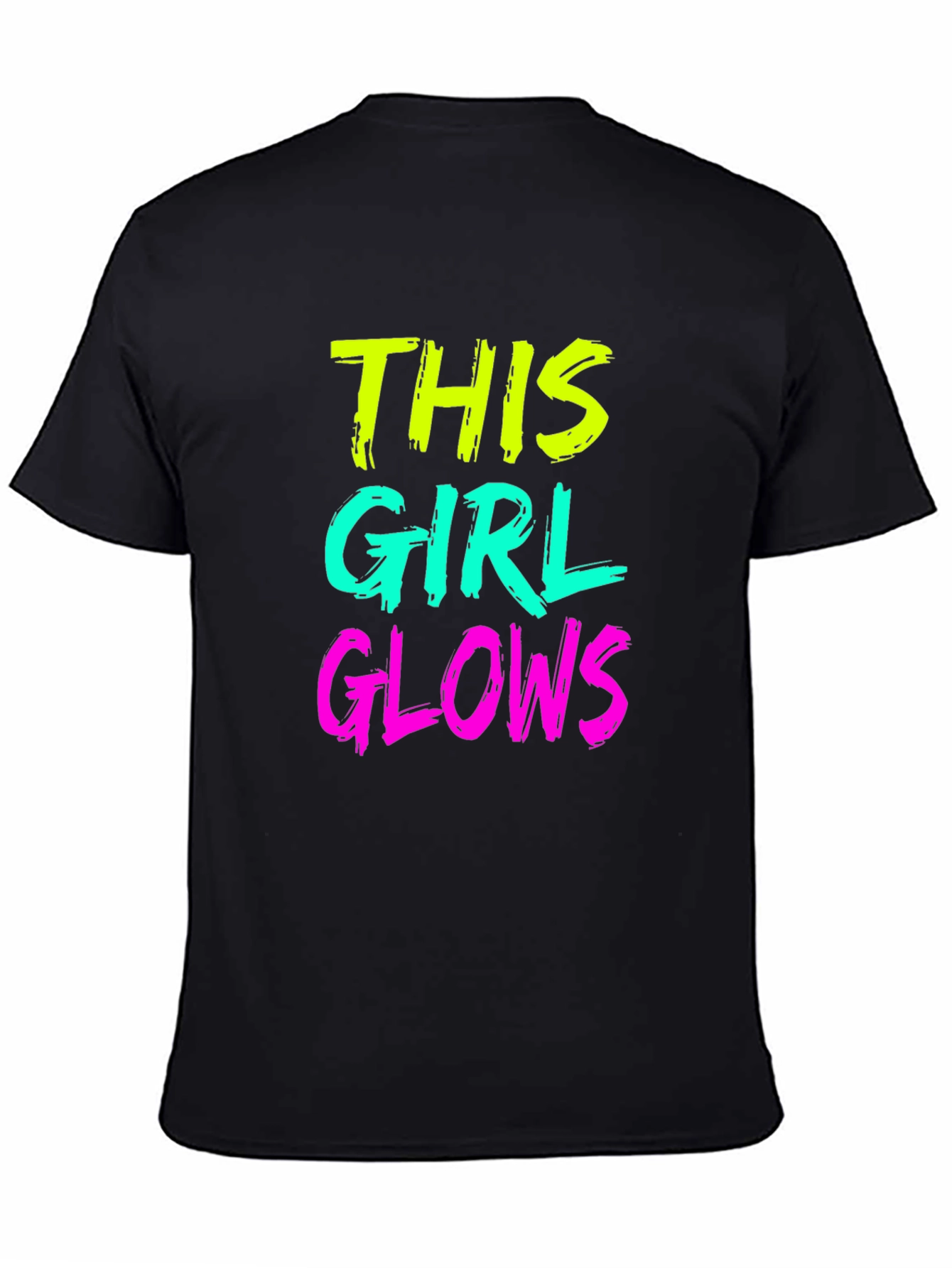 This Girl Glows Black T-Shirt