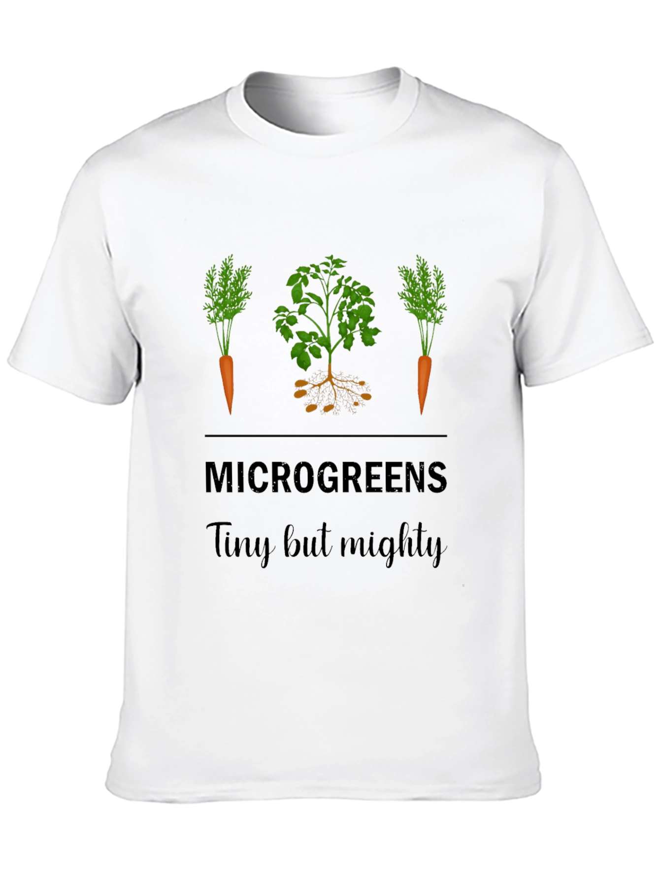 Microgreens T-Shirt - Tiny But Mighty Garden Tee