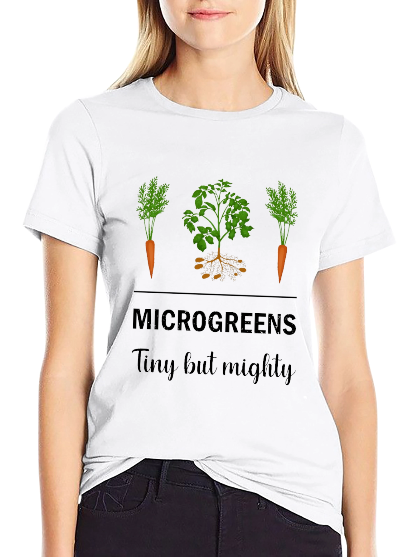 Microgreens T-Shirt - Tiny But Mighty Garden Tee