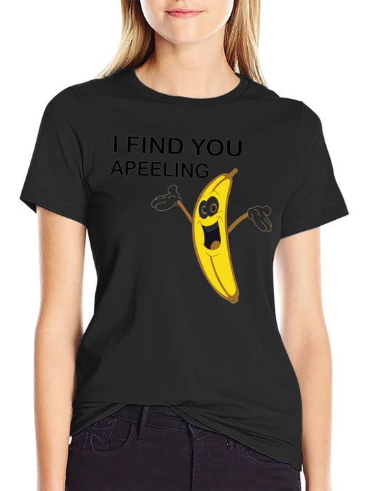 Funny Banana Pun Graphic Tee - I Find You Apeeling