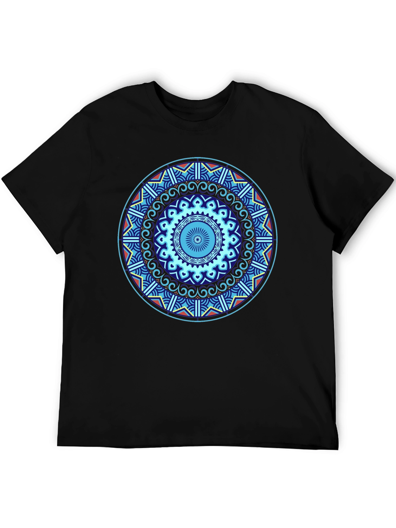 Mandala Graphic Tee - Unique Geometric Design
