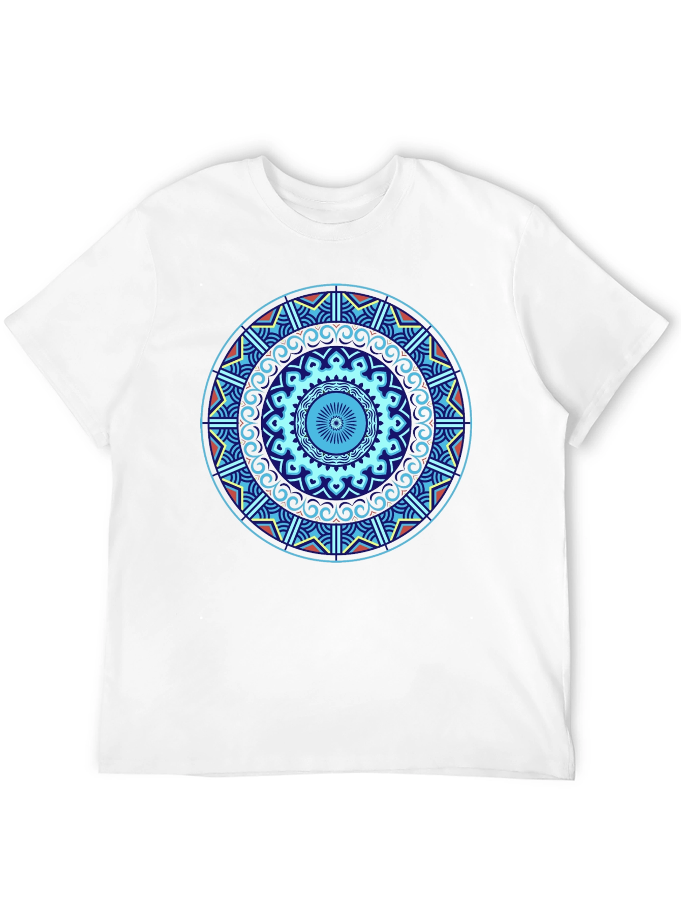 Mandala Graphic Tee - Unique Geometric Design