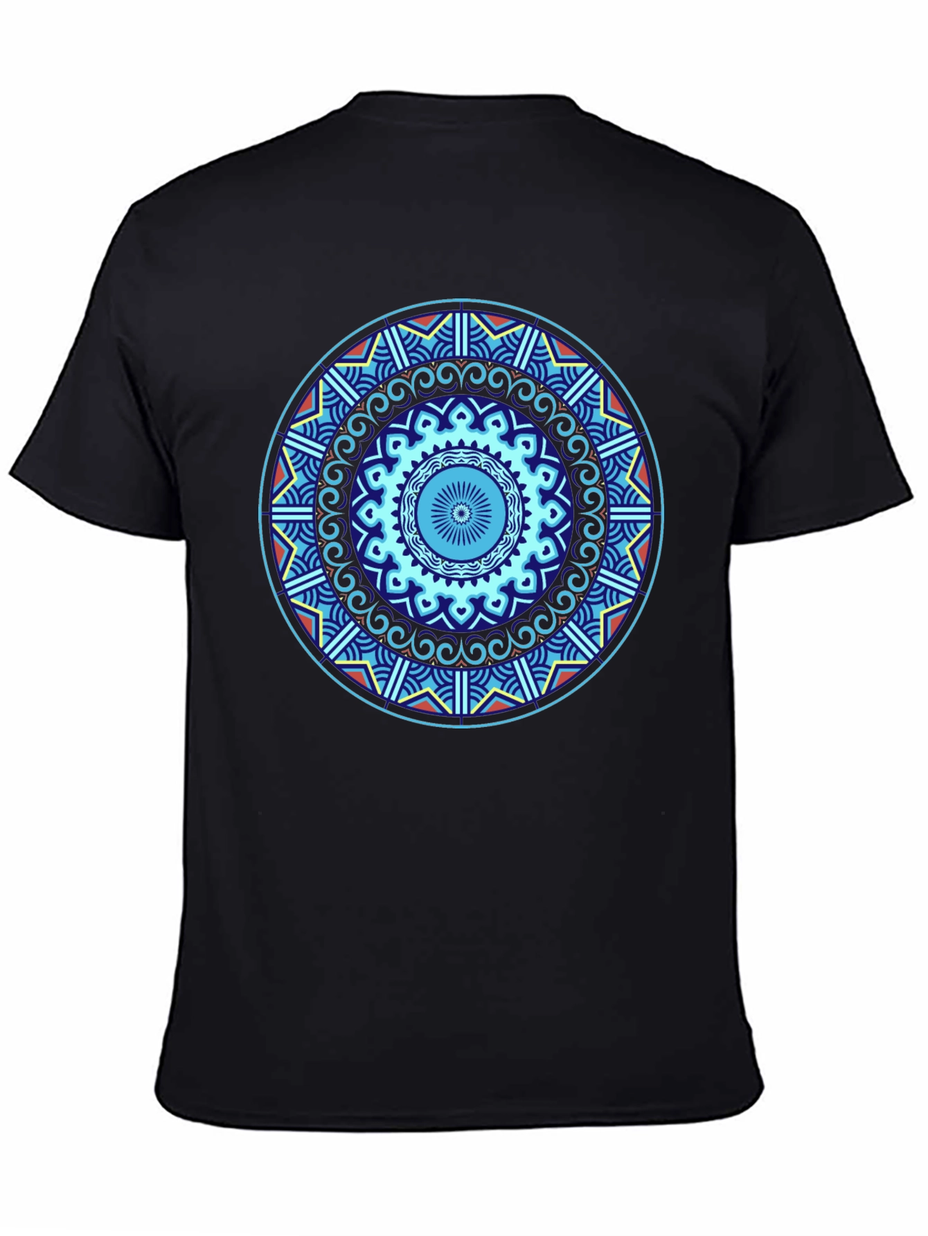 Mandala Graphic Tee - Unique Geometric Design