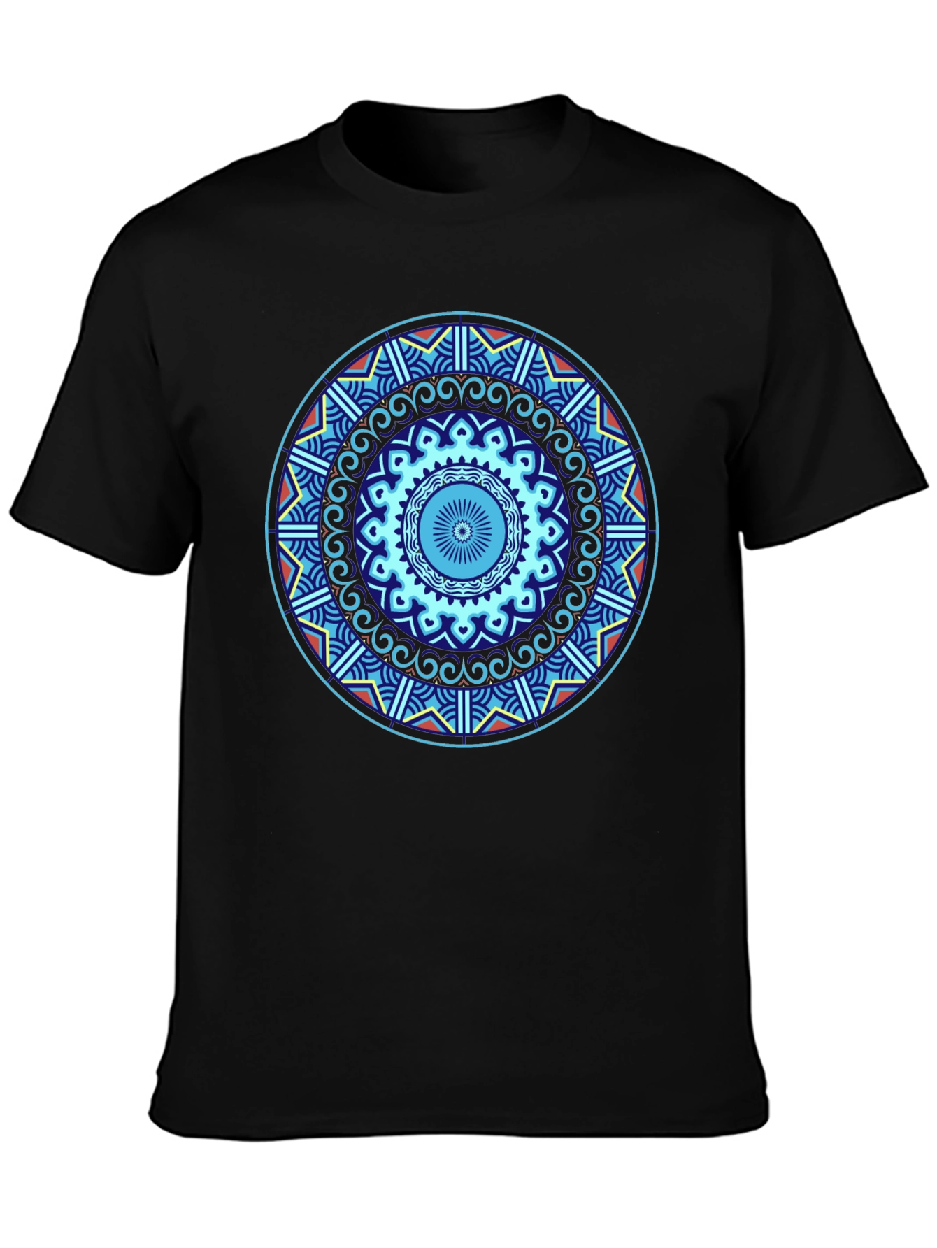 Mandala Graphic Tee - Unique Geometric Design
