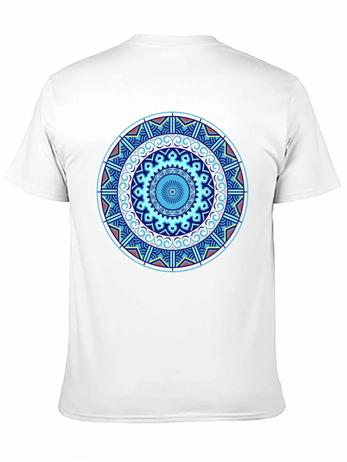 Mandala Graphic Tee - Unique Geometric Design