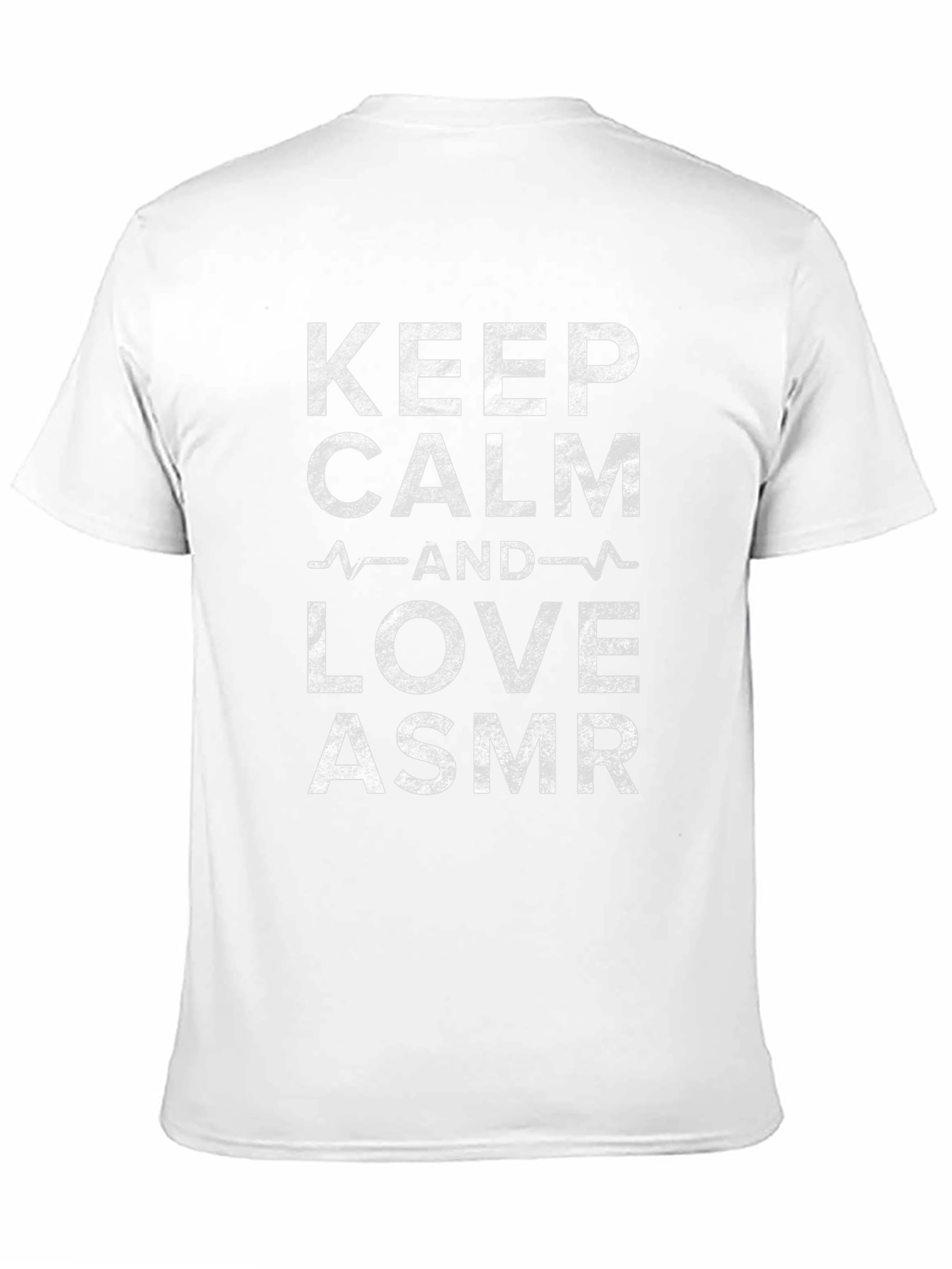 Keep Calm and Love ASMR Black T-Shirt