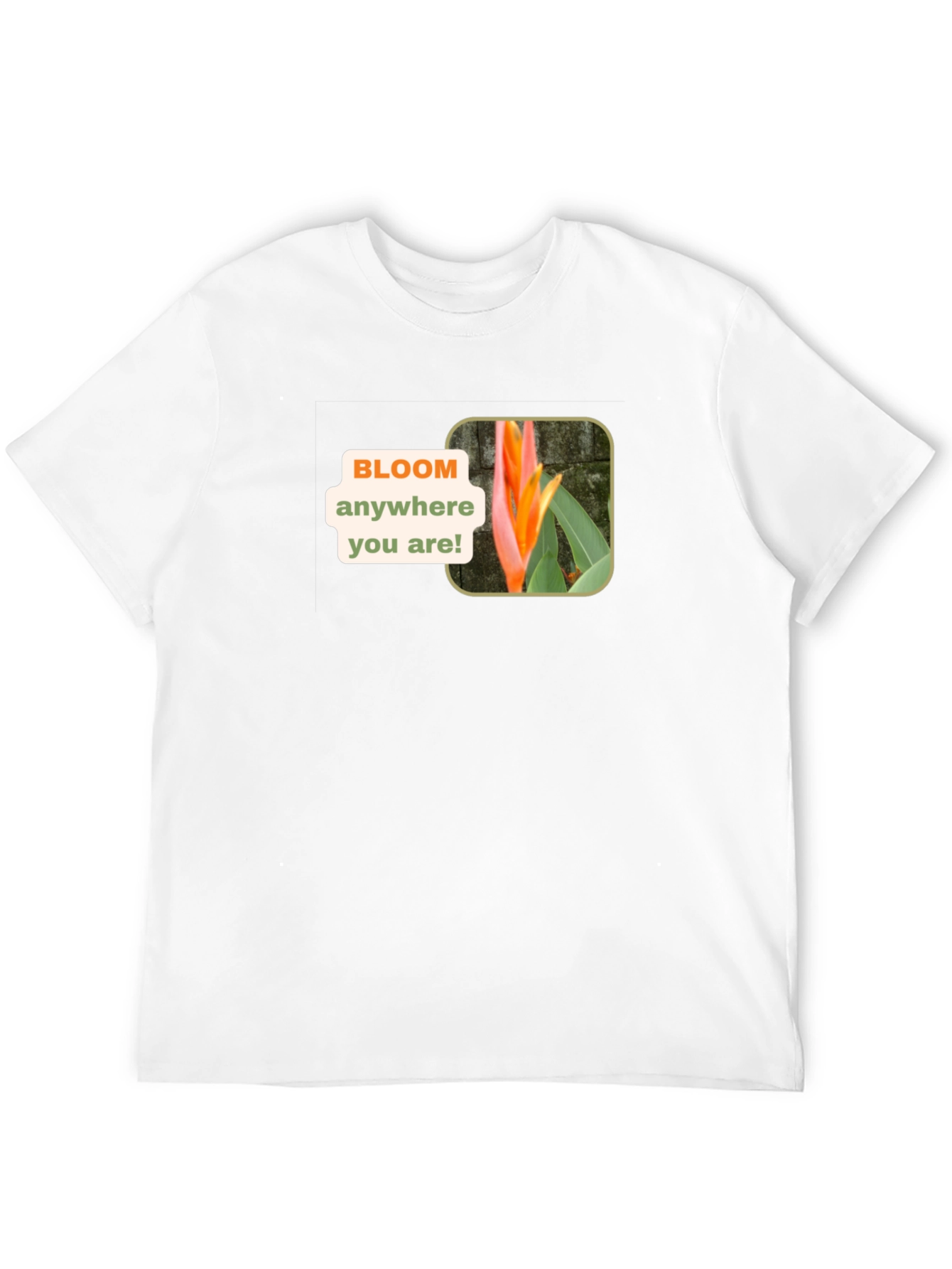 Bloom Anywhere Black T-Shirt