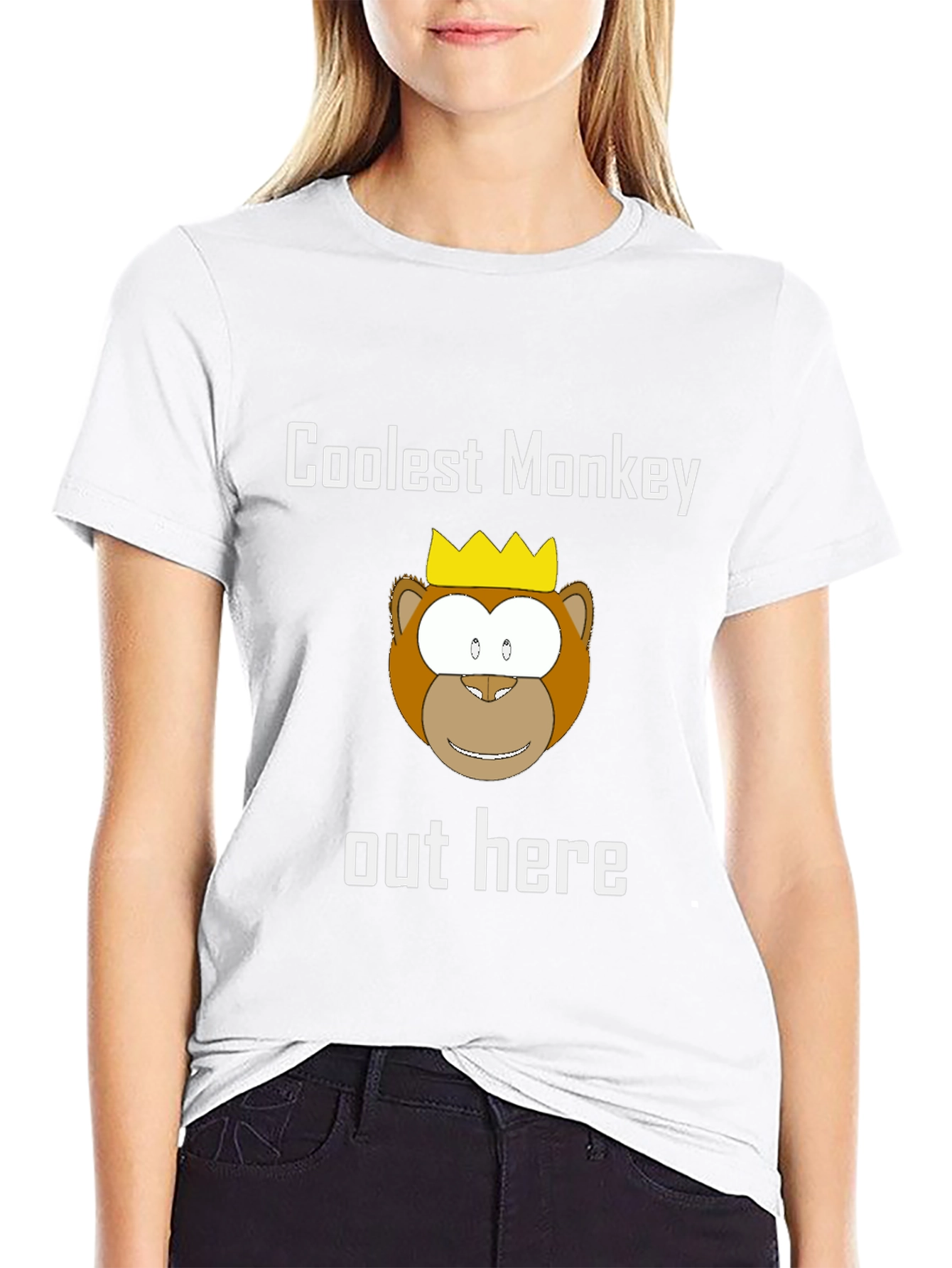 Coolest Monkey Tee - King of the Jungle Style