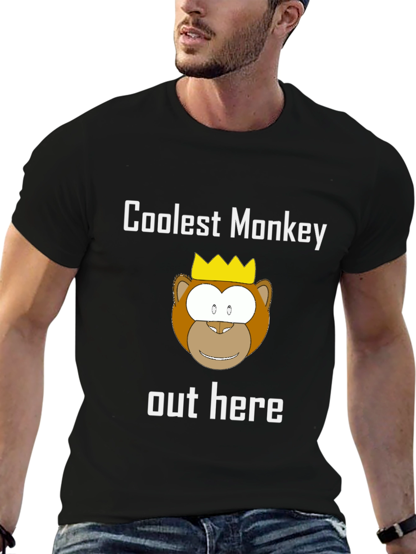 Coolest Monkey Tee - King of the Jungle Style