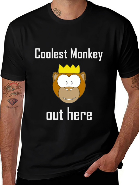 Coolest Monkey Tee - King of the Jungle Style