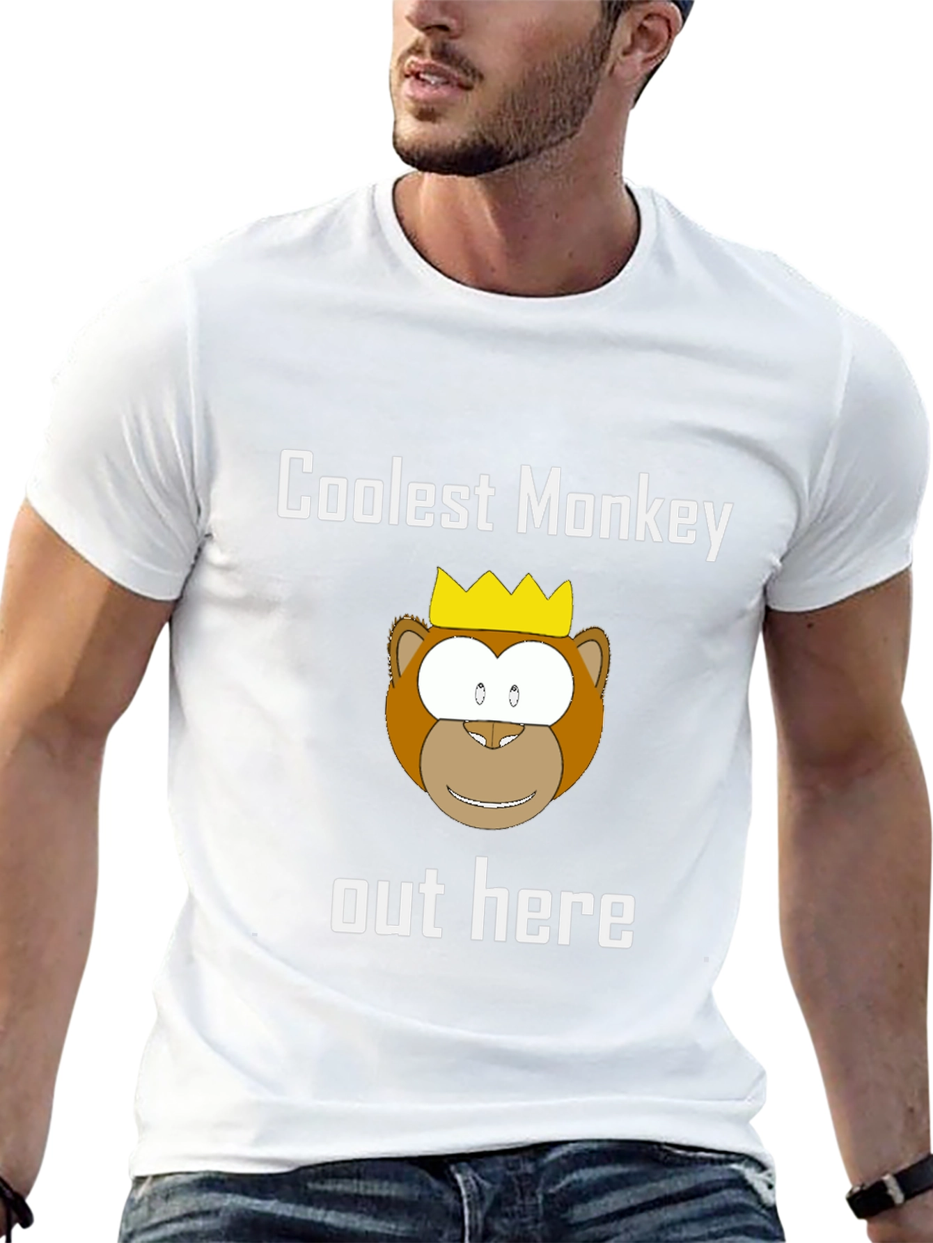 Coolest Monkey Tee - King of the Jungle Style