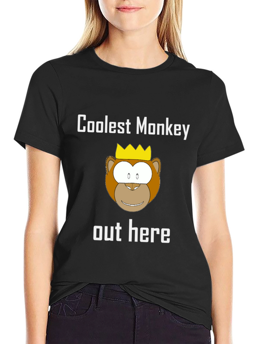 Coolest Monkey Tee - King of the Jungle Style