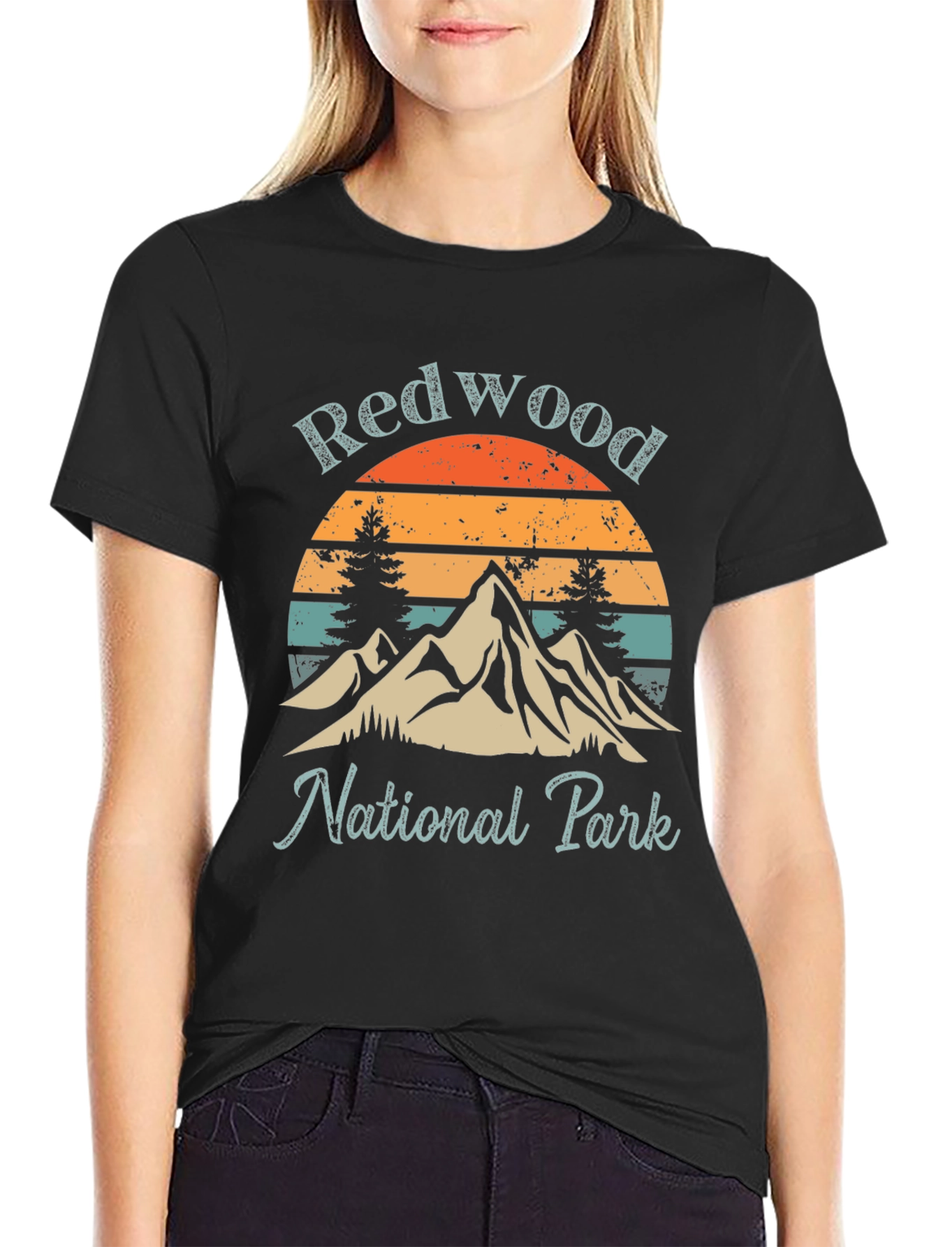 Redwood National Park Graphic Tee - Retro Style