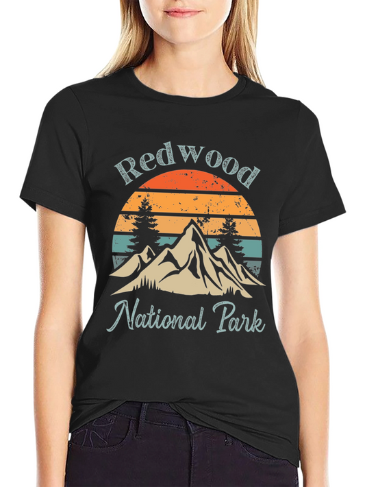 Redwood National Park Graphic Tee - Retro Style