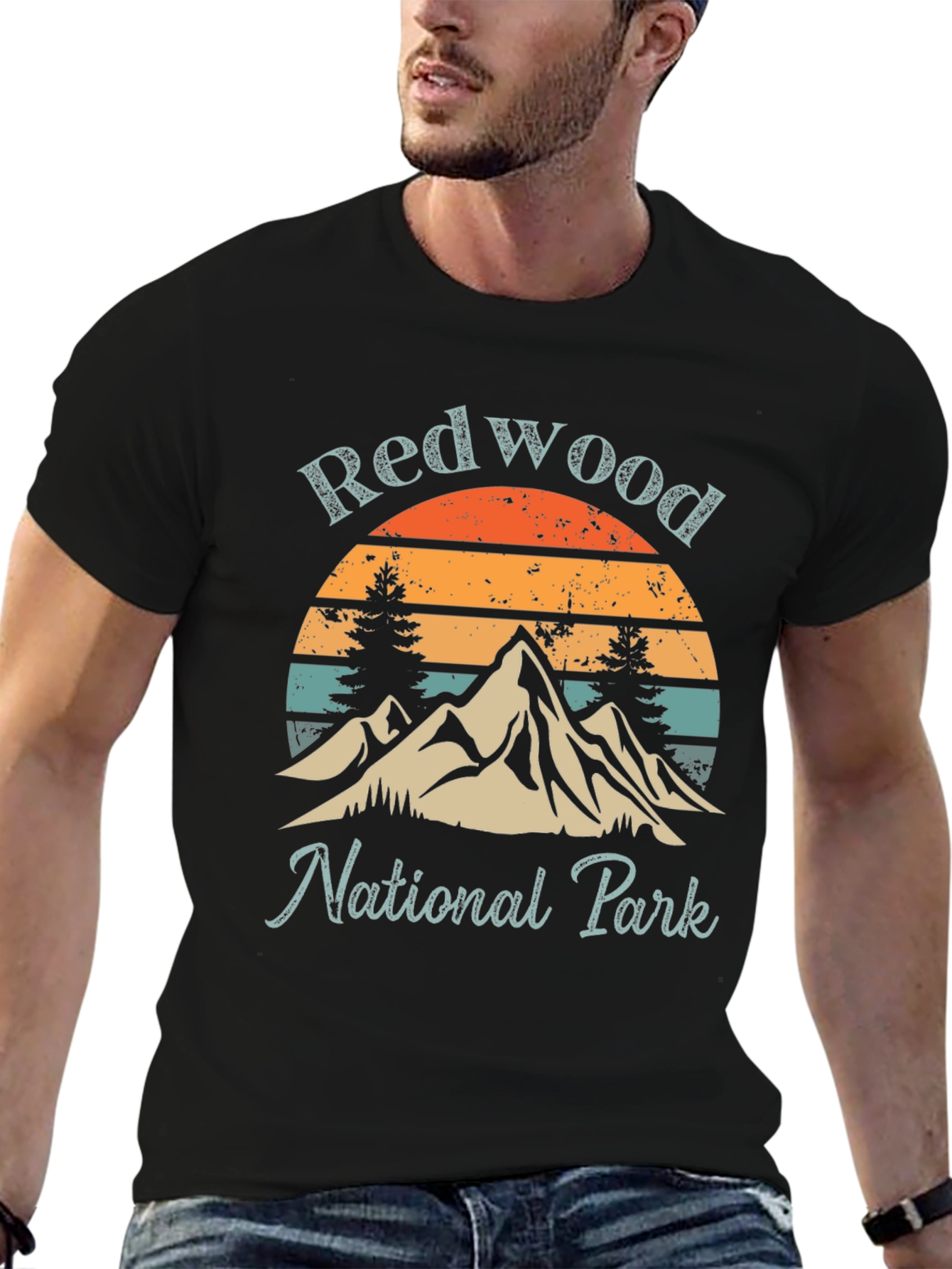 Redwood National Park Graphic Tee - Retro Style