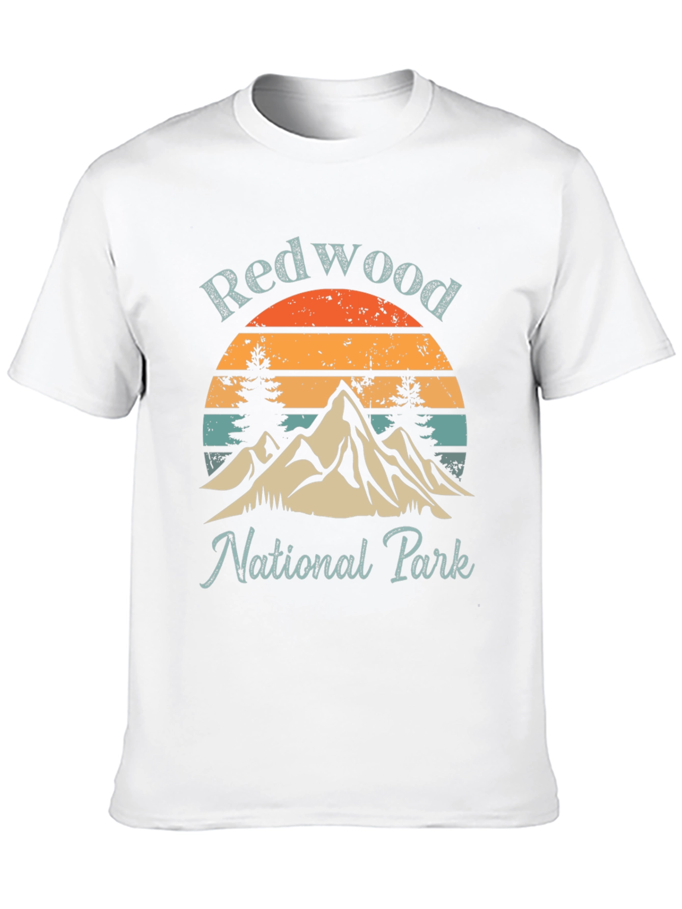 Redwood National Park Graphic Tee - Retro Style