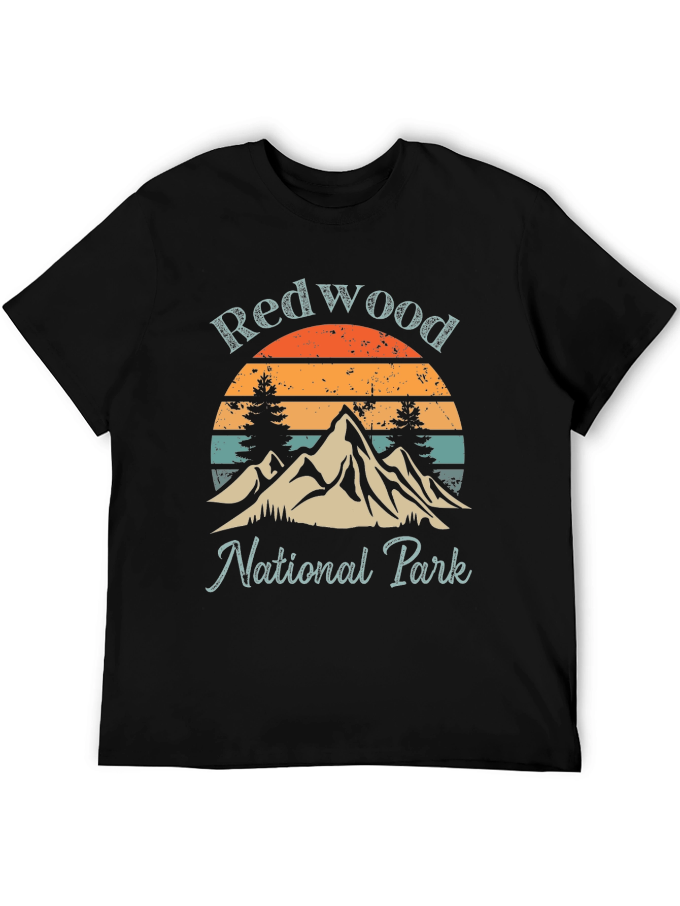 Redwood National Park Graphic Tee - Retro Style