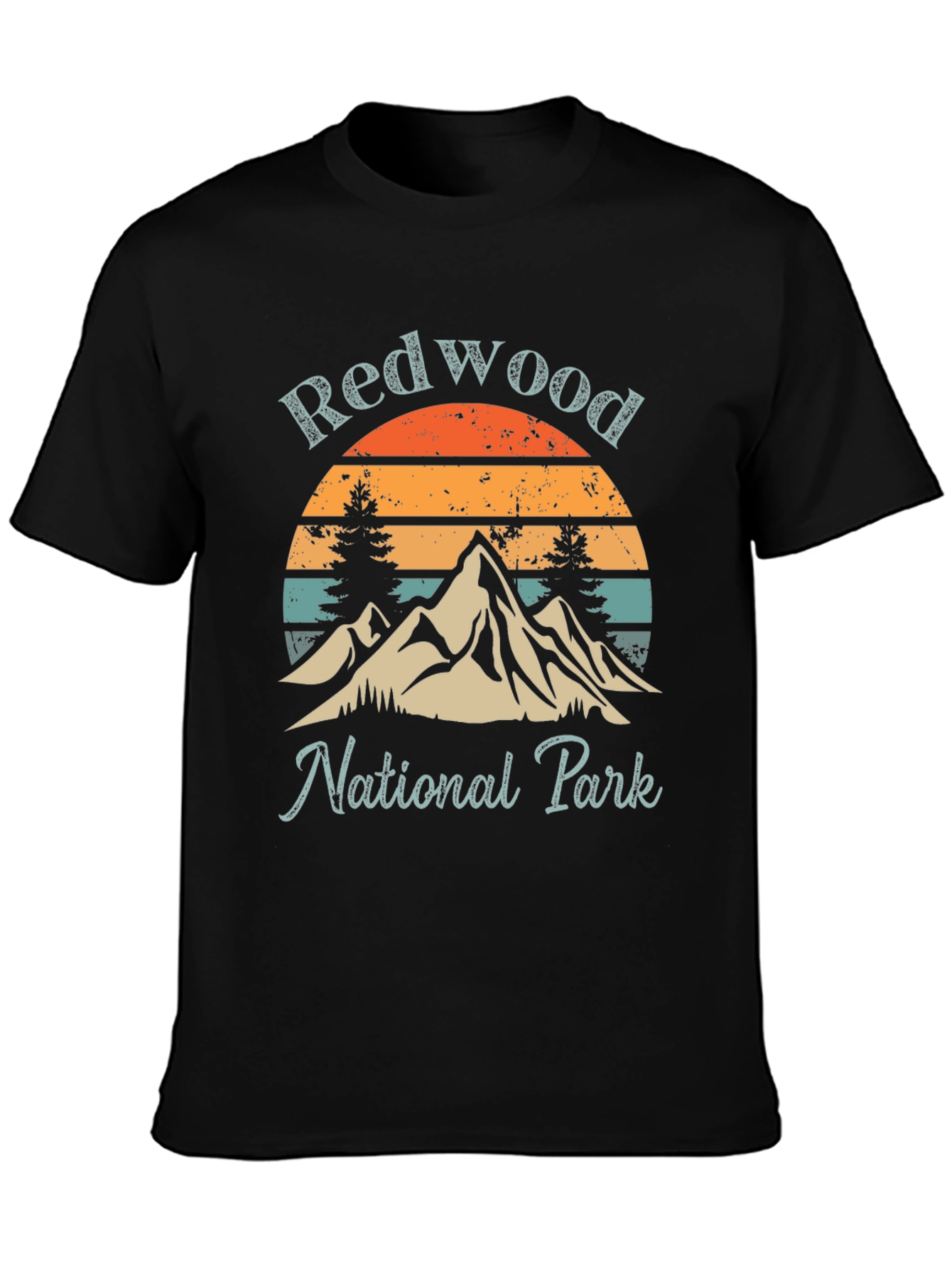 Redwood National Park Graphic Tee - Retro Style