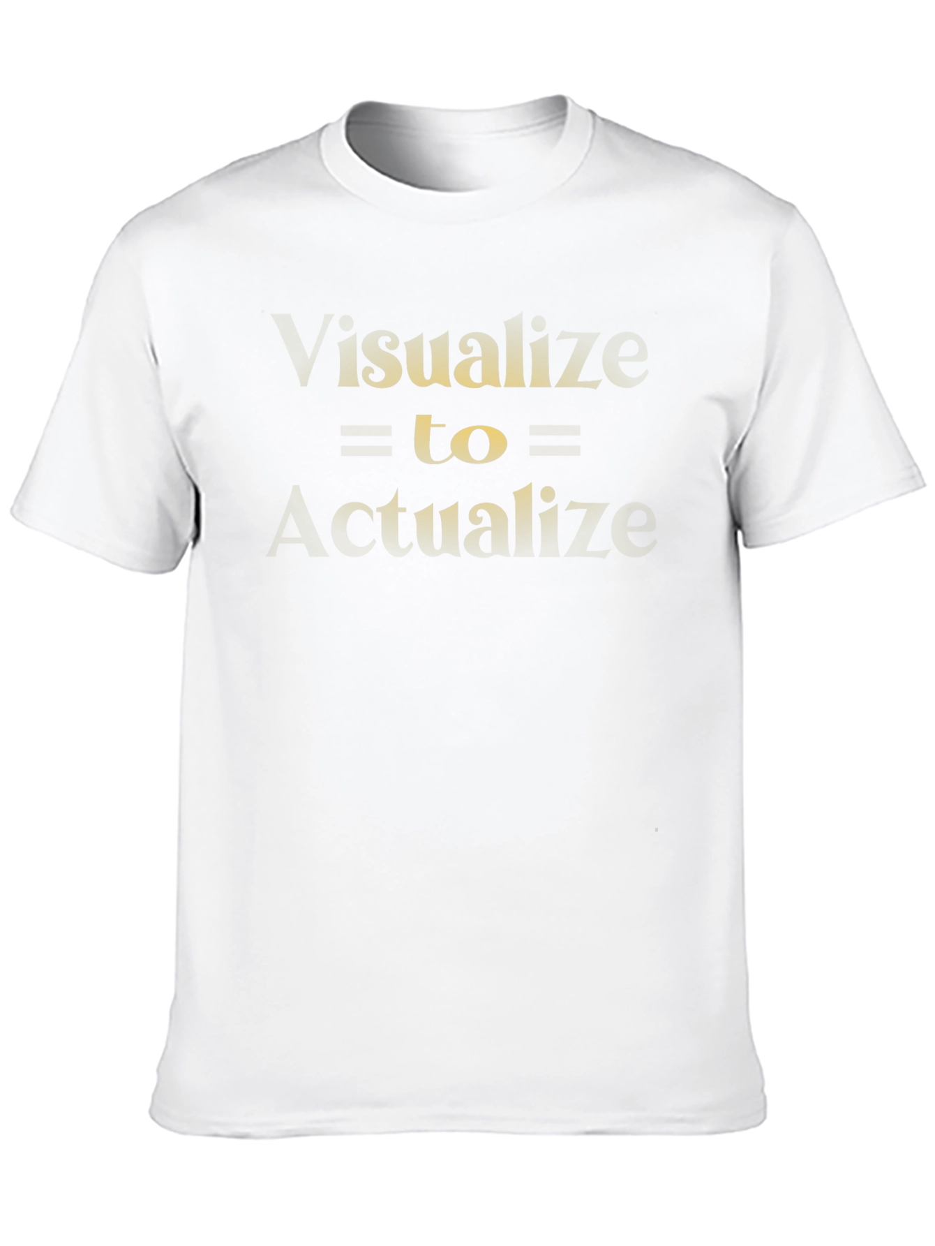 Visualize to Actualize Black T-Shirt